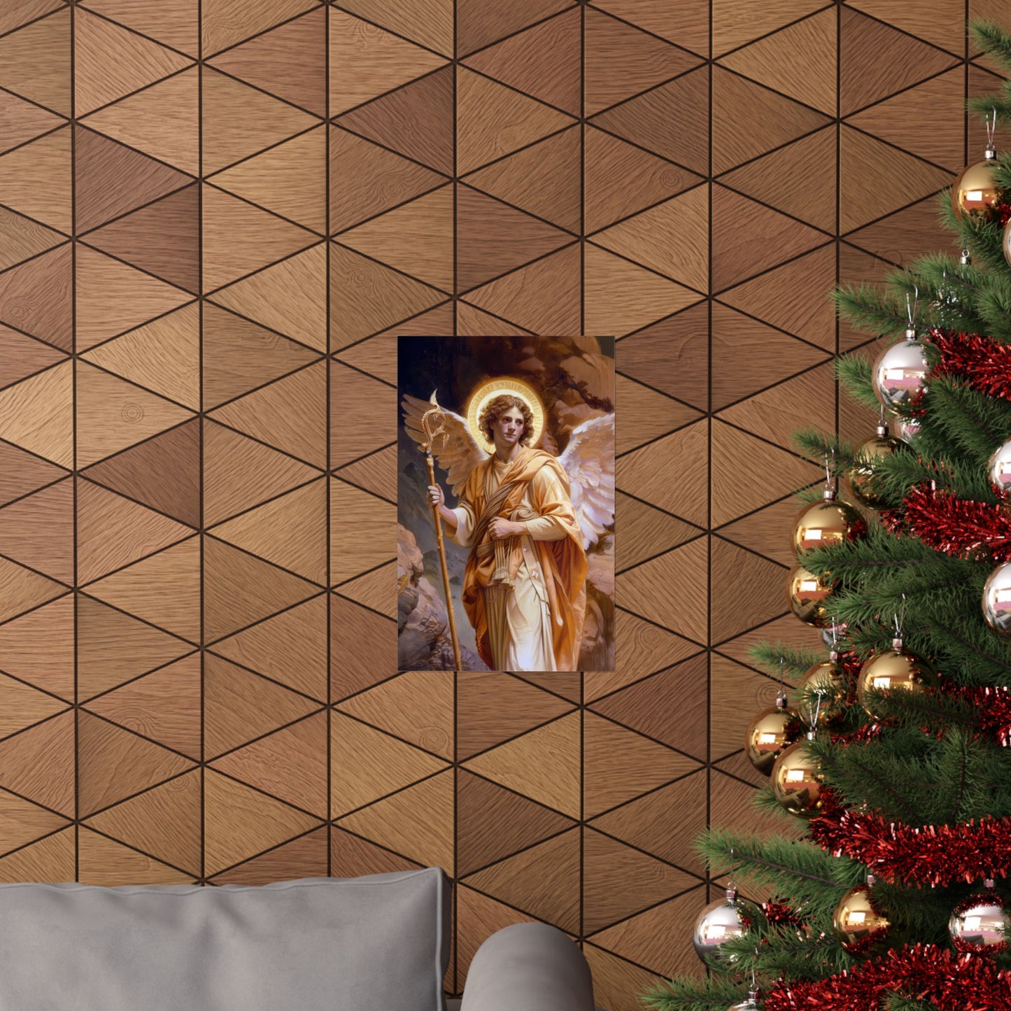 Saint Raphael the Archangel - Sanctified Souls Print - Multiple Sizes - Premium Matte Vertical Posters
