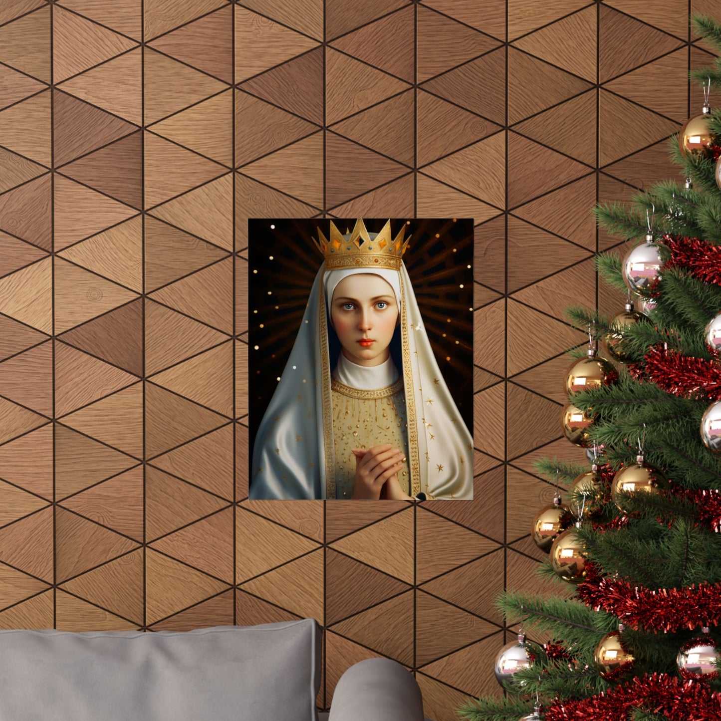 Saint Kinga of Poland - Sanctified Souls Print - Multiple Sizes - Premium Matte Vertical Posters - Catholic Religious Art for the home