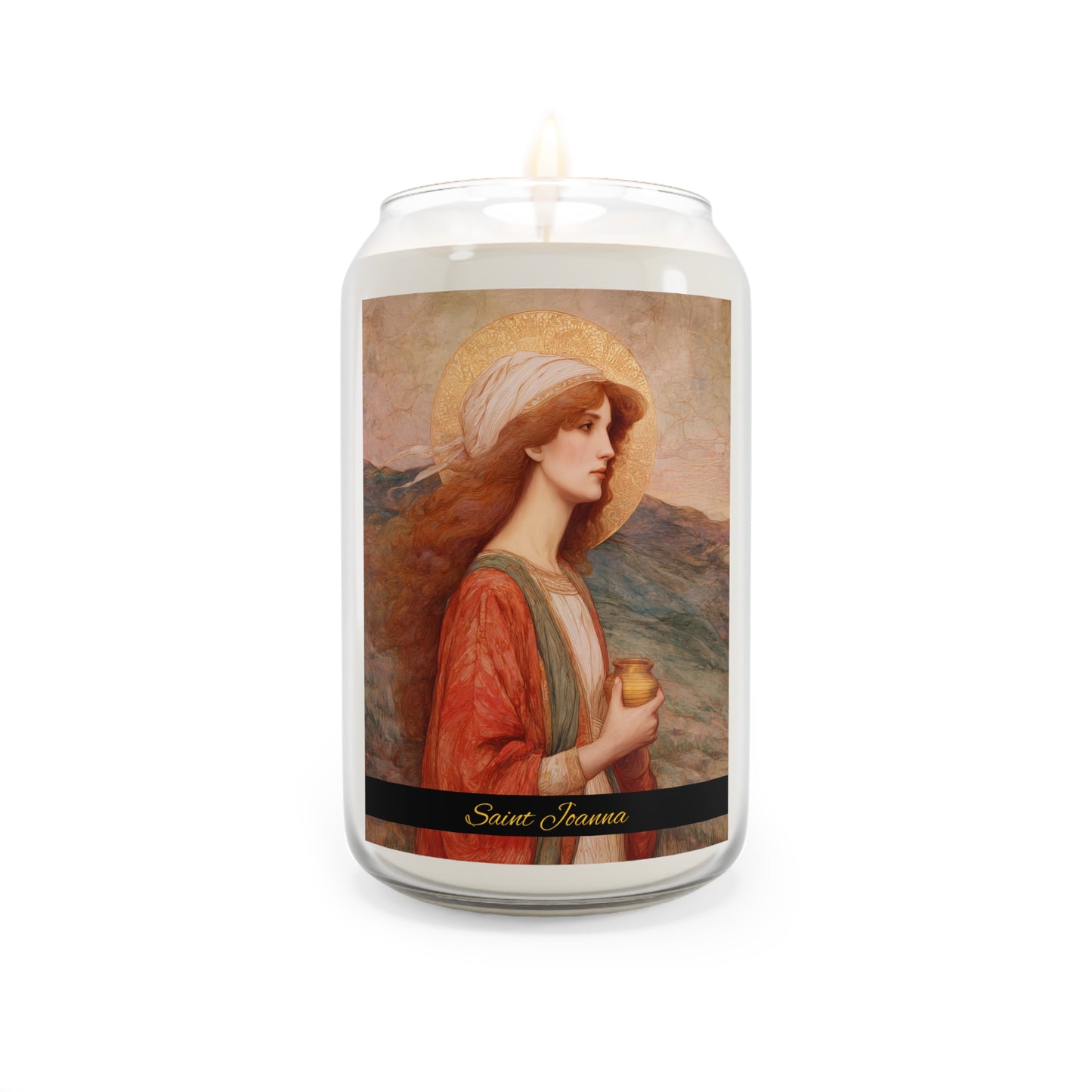 Saint Joanna - Scented Prayer Candle, 13.75oz - Tall Size - Religious Prayer Candle