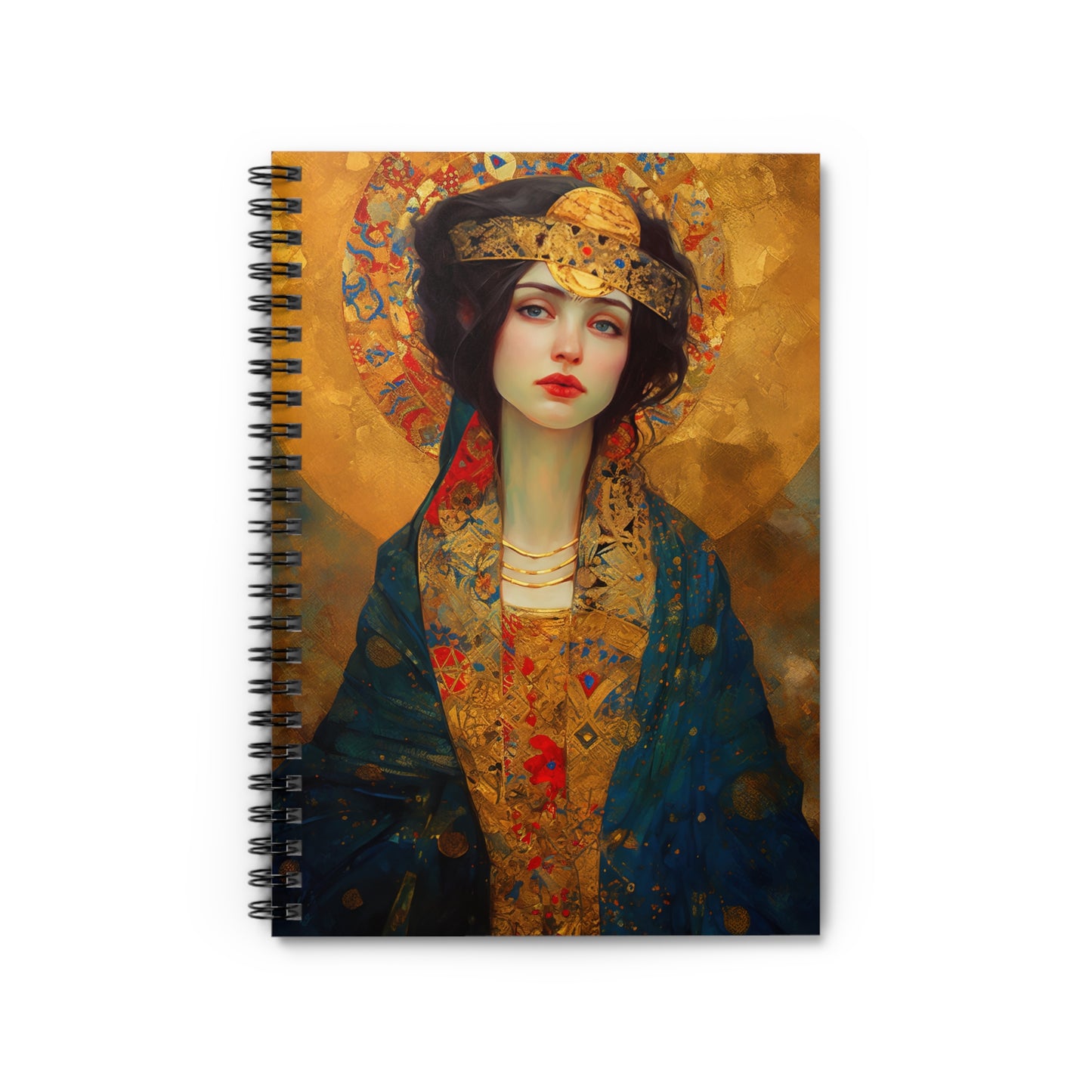 Saint Helena Journal - Sanctified Souls Art - Religious Based Notebook - Spiral Notebook - Ruled Line