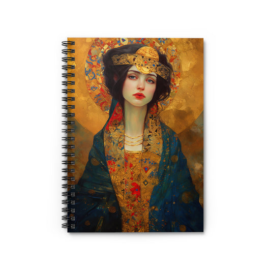 Saint Helena Journal - Sanctified Souls Art - Religious Based Notebook - Spiral Notebook - Ruled Line