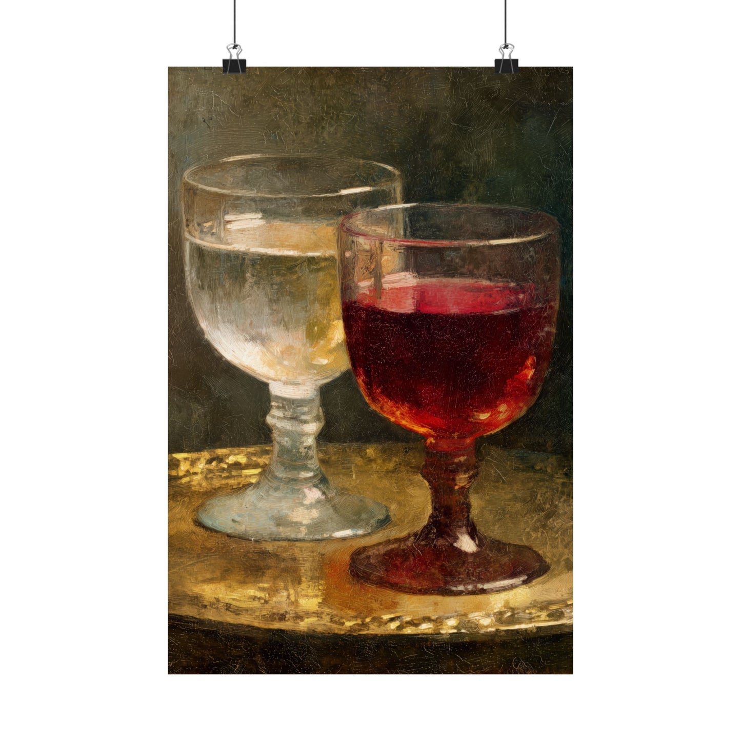Cana and the Miracle of Abundance - Water into Wine - Sanctified Souls Print - Multiple Sizes - Premium Matte Vertical Posters