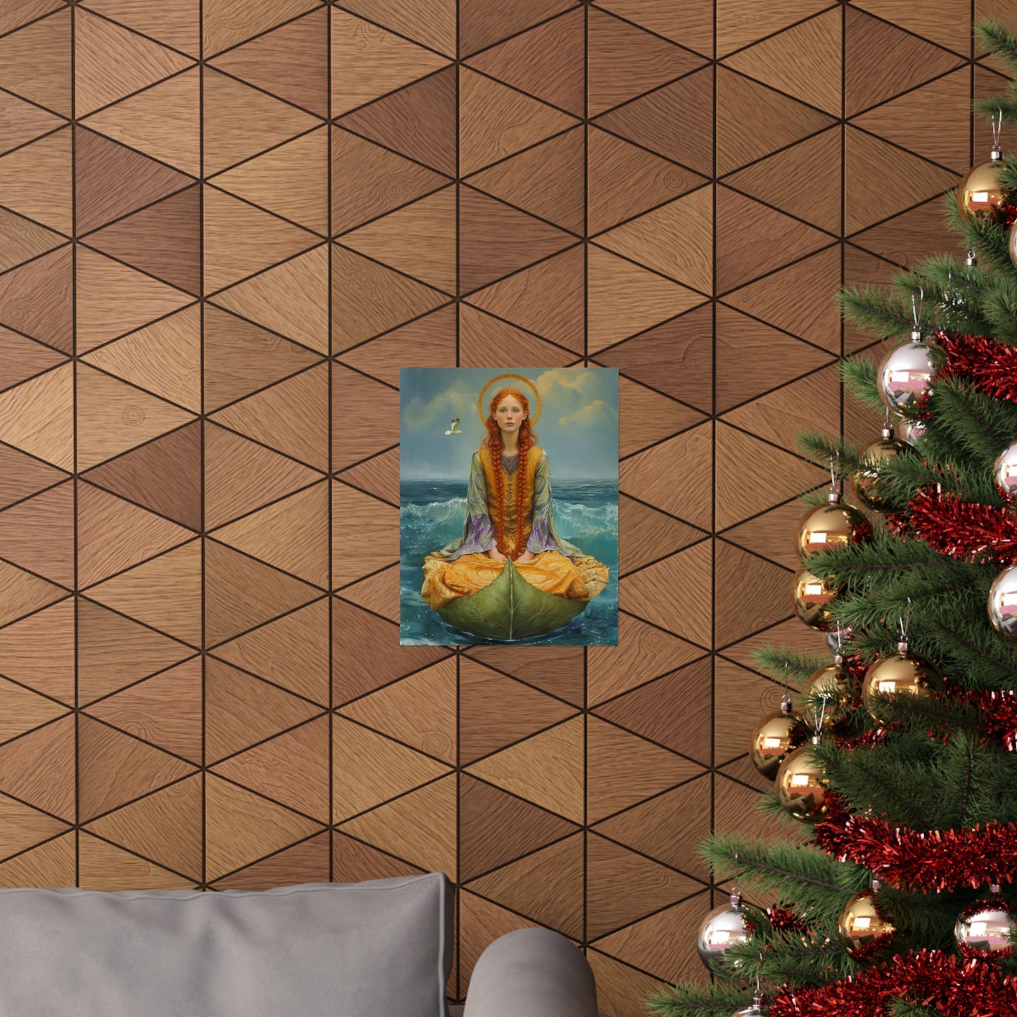 Saint Ia of Cornwall - Sanctified Souls Print - Multiple Sizes - Premium Matte Vertical Posters