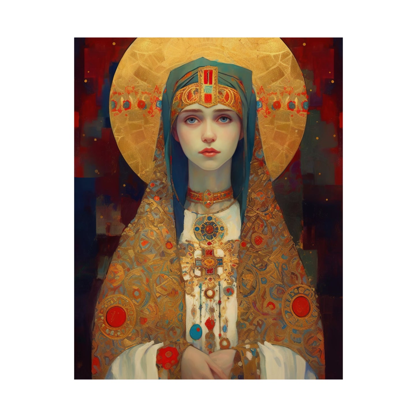 Saint Anastasia of Sirmium Print - Sanctified Souls Print - Multiple Sizes - Premium Matte Vertical Posters