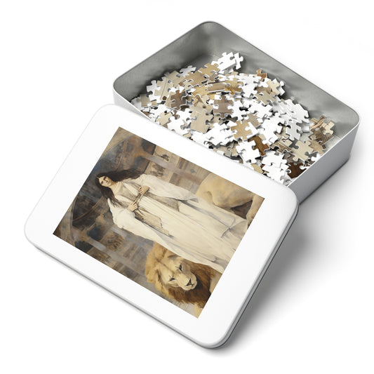 Saint Euphemia - Puzzle and Keepsake Tin - Religious Jigsaw Puzzle (30, 110, 252, 500,1000-Piece) - Religious Puzzle