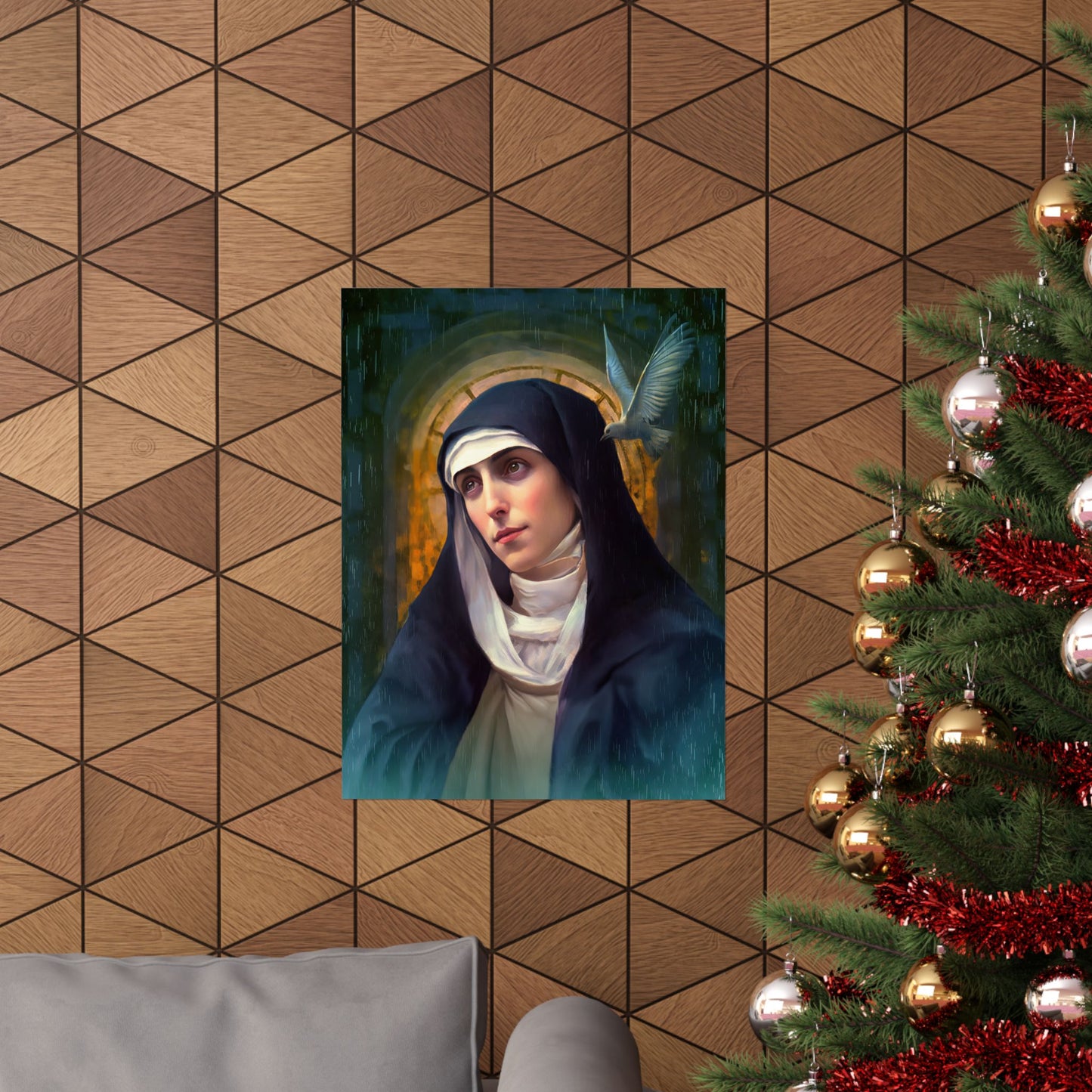 Saint Teresa of Ávila Print - Sanctified Souls Print - Multiple Sizes - Premium Matte Vertical Posters