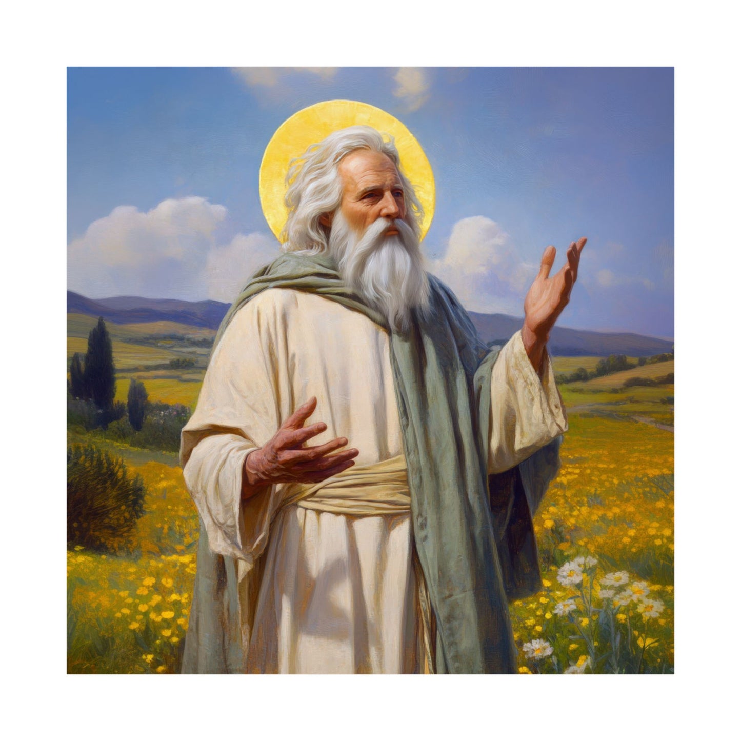 Saint Hilary of Arles - Sanctified Souls Print - Multiple Sizes - Premium Matte Vertical Posters