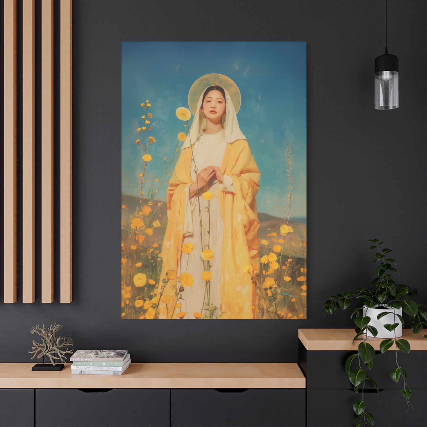 Saint Agatha Lin - Gallery Wrapped Canvas - Print - Religious Art for your Home - Catholic Art