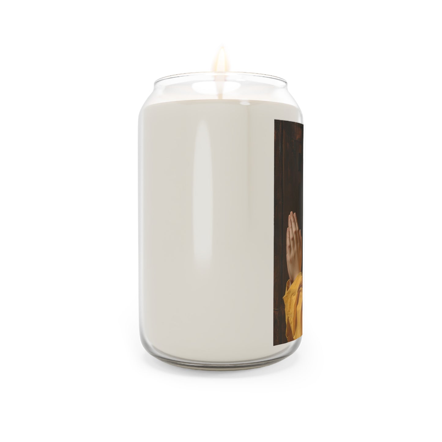 Saint Yvette of Huy - Scented Prayer Candle, 13.75oz - Tall Size - Religious Prayer Candle - Catholic Art - Small gift for Catholics