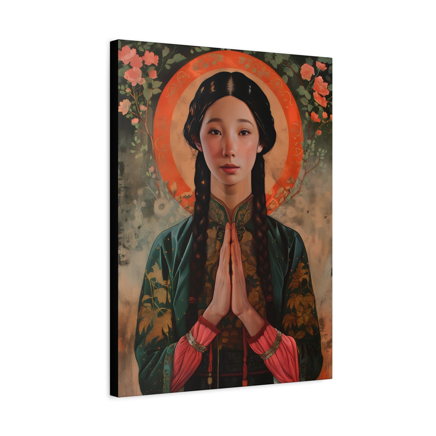 Saint Anna Wang - Museum Wrapped Canvas - Sanctified Souls Print - Art for your Home - Religious Art -  Martyr of China