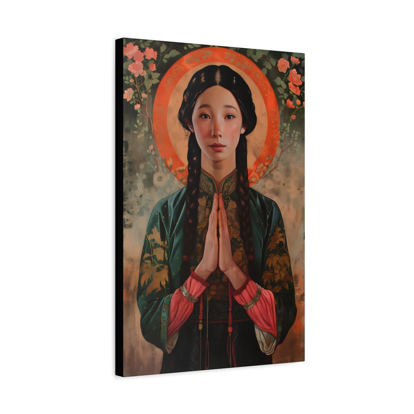 Saint Anna Wang - Museum Wrapped Canvas - Sanctified Souls Print - Art for your Home - Religious Art -  Martyr of China