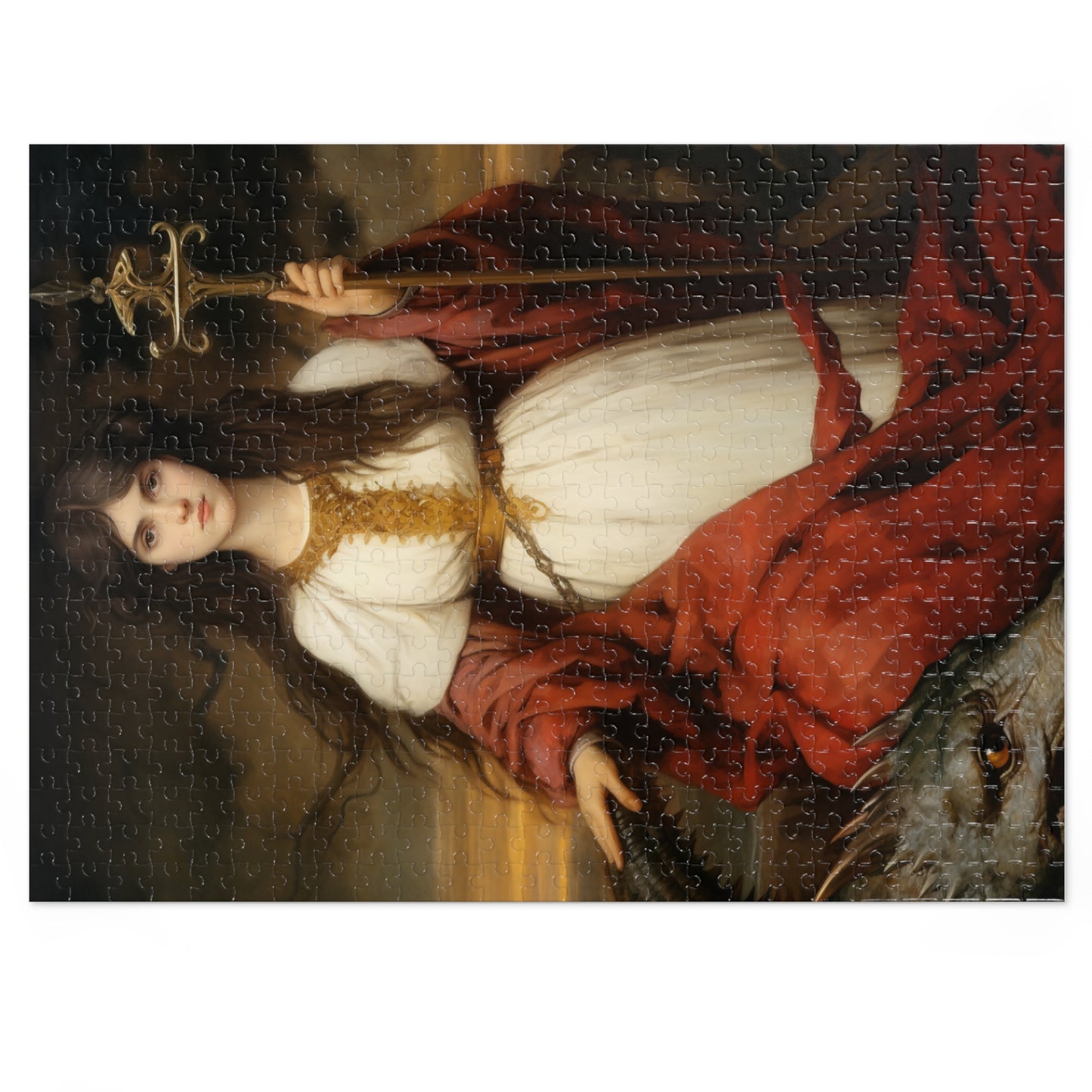 Saint Martha of Bethany - Puzzle and Keepsake Tin - Religious Jigsaw Puzzle (30, 110, 252, 500,1000-Piece) - Religious Puzzle