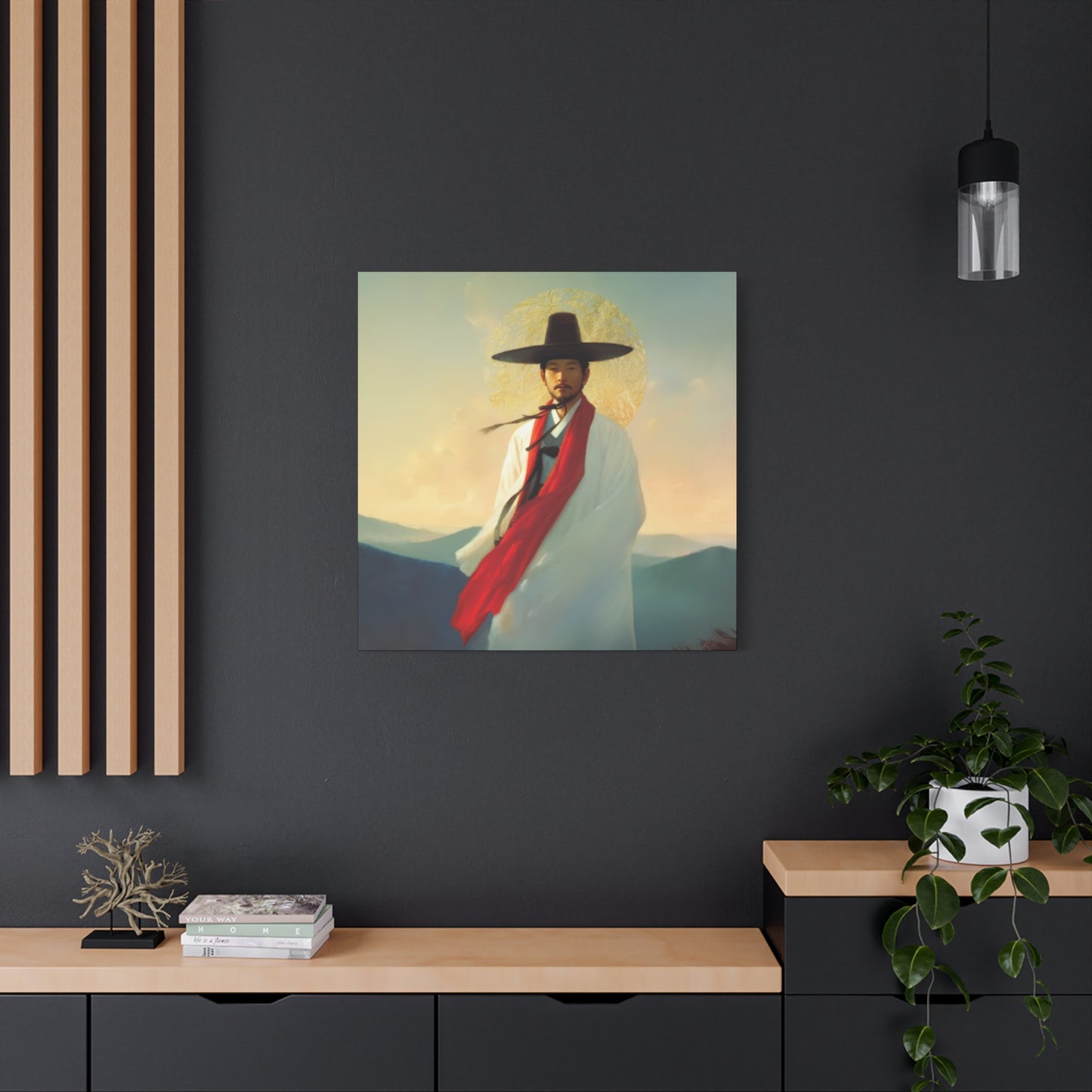 Saint Andrew Kim Taegon - Multiple Sizes - Catholic Home art - Museum Wrapped Canvas - Sanctified Souls Print - Martyr Saint