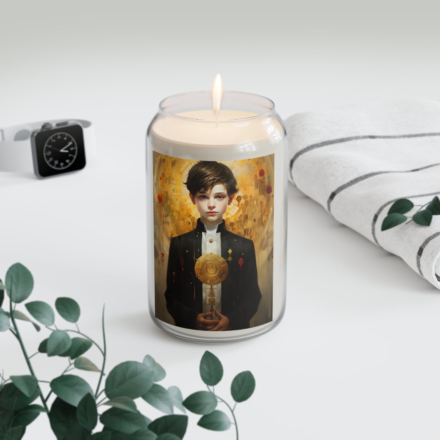 Saint Dominic Savio - Scented Prayer Candle, 13.75oz - Tall Size - Religious Prayer Candle - Catholic Art