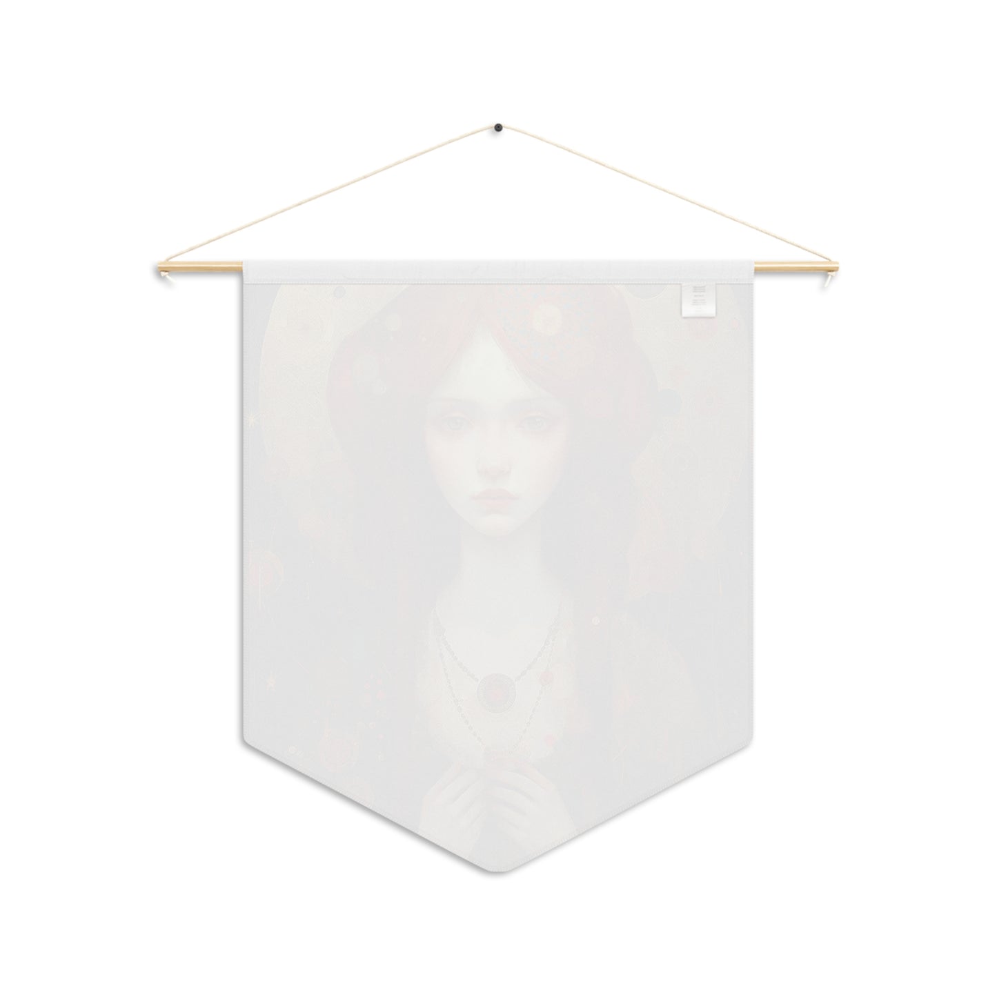 Saint Lucy Wall Banner / Wall Hanging / Pennant - Unique Religious Art for your home - Prayer room - Catholic Home Art - Large - 18" x 21"