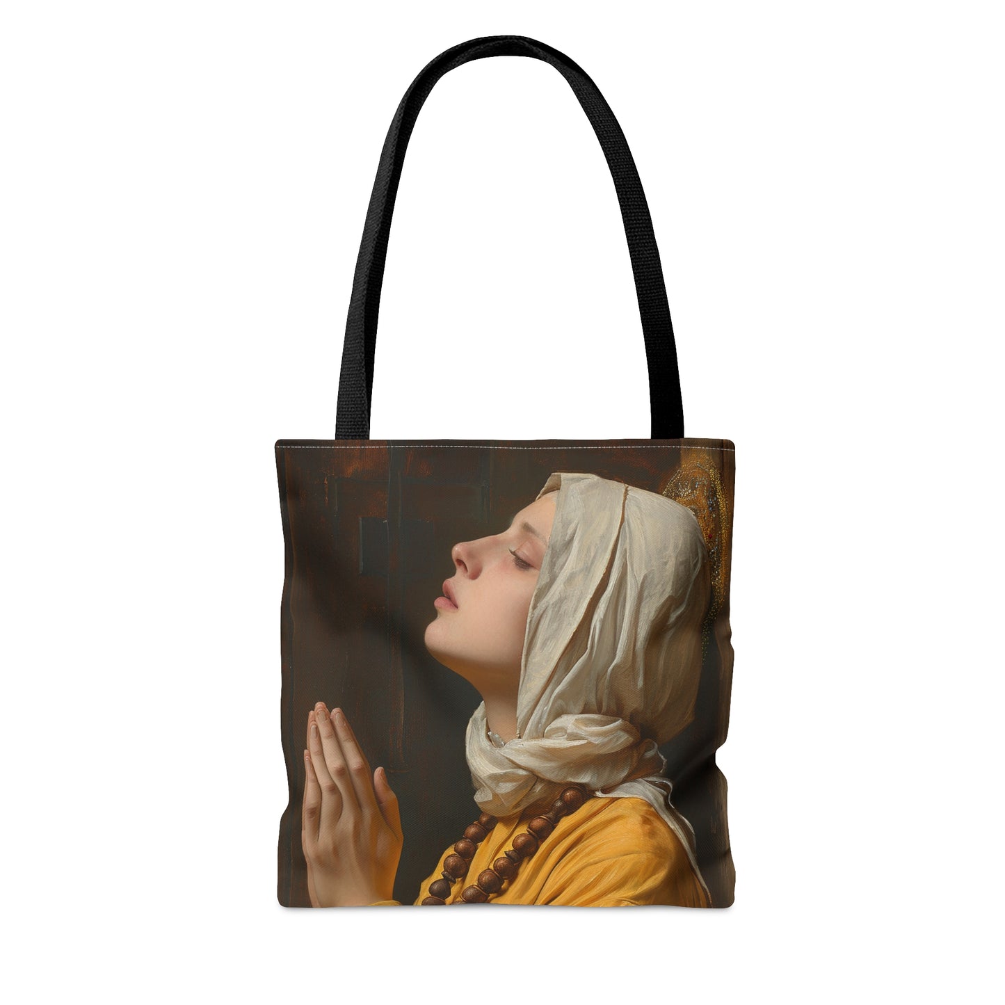 Saint Yvette of Huy - Purse - Three sizes - Large Medium Small Faith Art Bag - Catholic purse - Double Sided - Patron Saint Artwork