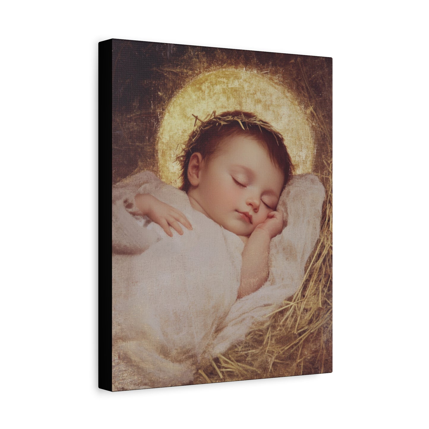 The Christ Child Born Into the Quiet of the World - Gallery Wrapped Canvas - Print - Religious Art for your Home - Catholic Art Print