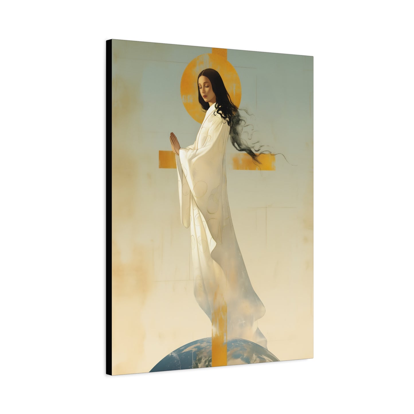 Our Lady of Akita - Mother Mary - Gallery Wrapped Canvas - Print - Religious Art for your Home - Catholic
