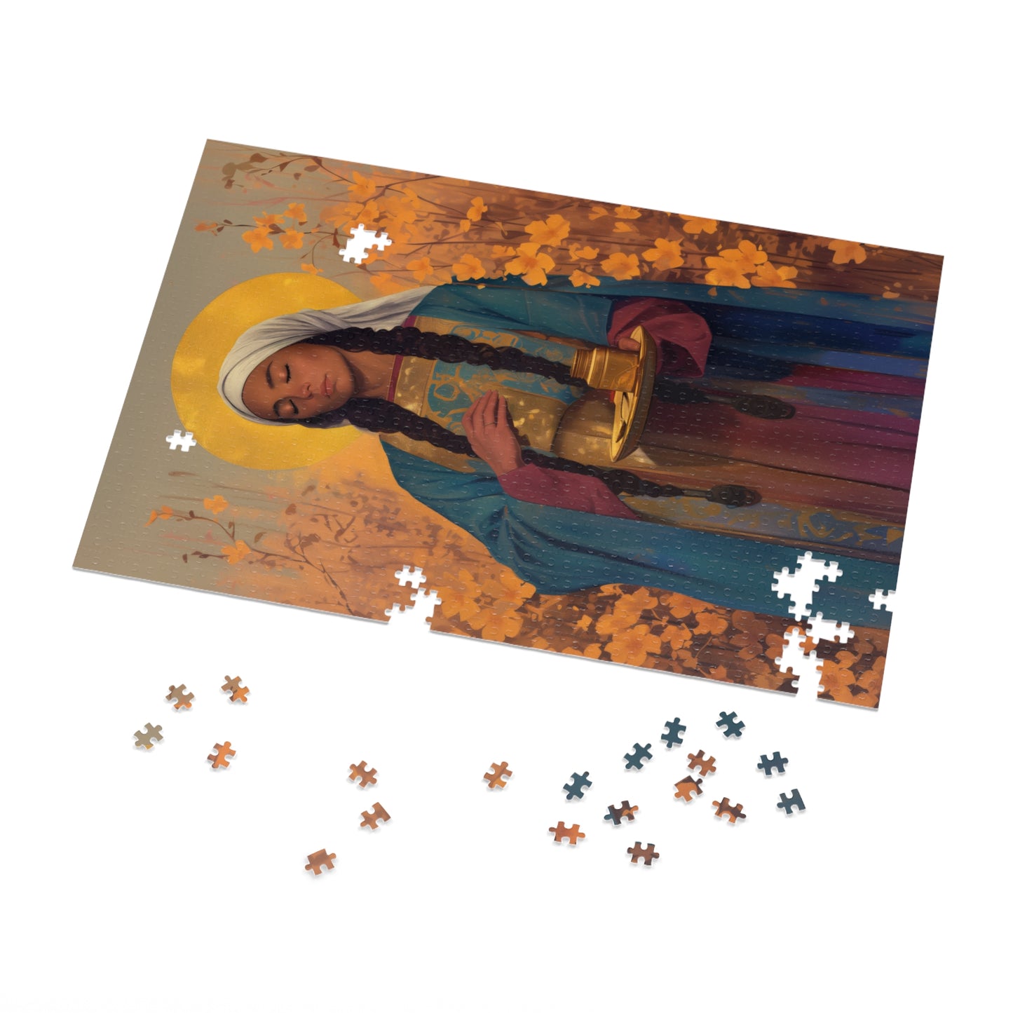 Saint Hermione of Ephesus - Puzzle & Keepsake Tin - Religious Jigsaw Puzzle (30, 110, 252, 500,1000-Piece)