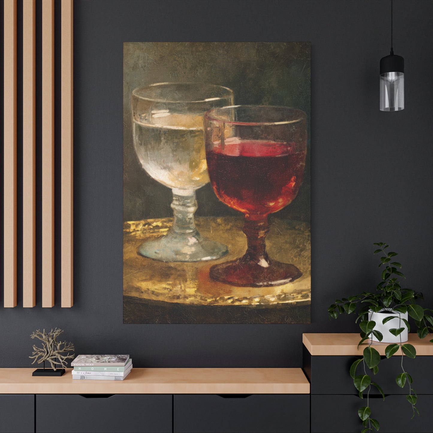 Cana and the Miracle of Abundance - Water into Wine - Gallery Wrapped Canvas - Print - Religious Art for your Home - Catholic Art Print