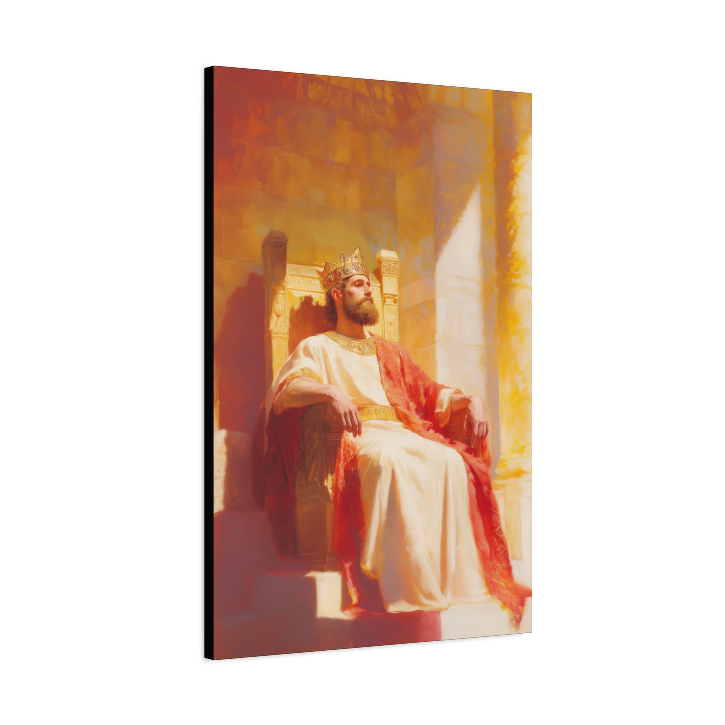 King Solomon: Keeper of God's Understanding - Gallery Wrapped Canvas - Print - Religious Art for your Home - Catholic Art
