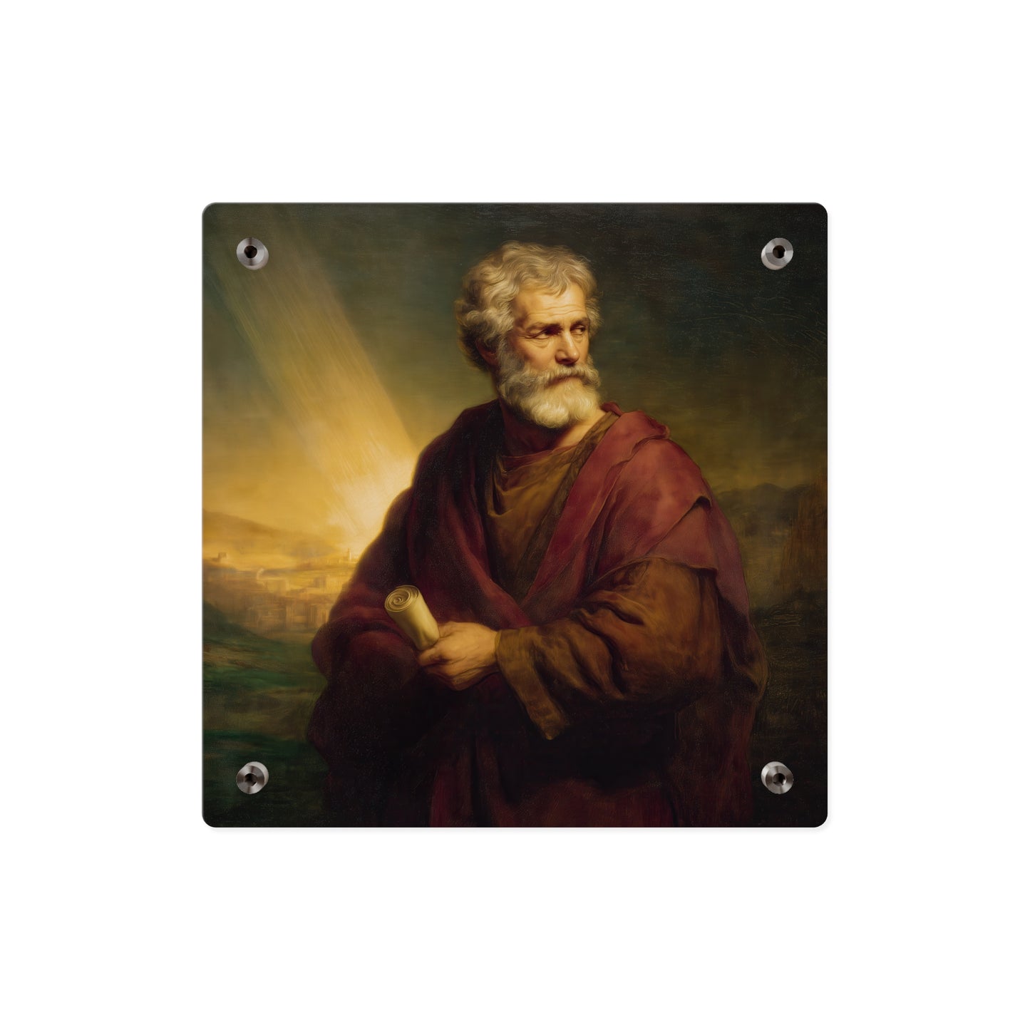 Saint Phillip Acrylic Wall Art Panel - Ready to Hang Acrylic Print - Patron Saint Art - Catholic Saint Art