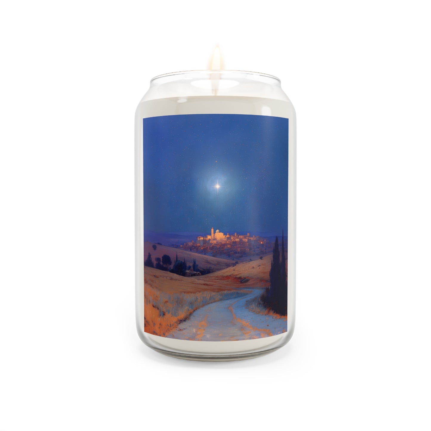 Bethlehem Wrapped in the Light of His Coming - Scented Prayer Candle, 13.75oz - Tall Size - Religious Prayer Candle - Catholic Saint