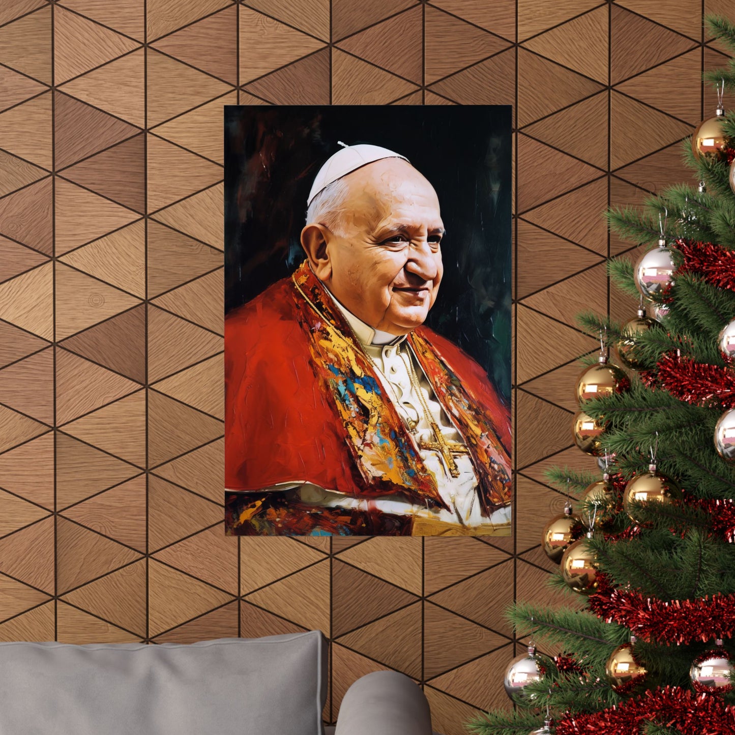 Pope Saint John XXIII - Sanctified Souls Print - Multiple Sizes - Premium Matte Vertical Posters