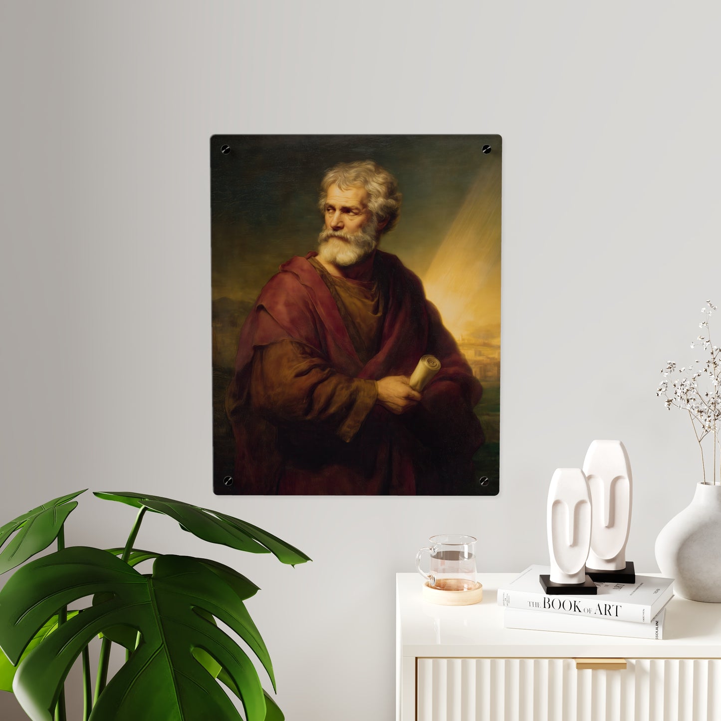 Saint Phillip Acrylic Wall Art Panel - Ready to Hang Acrylic Print - Patron Saint Art - Catholic Saint Art