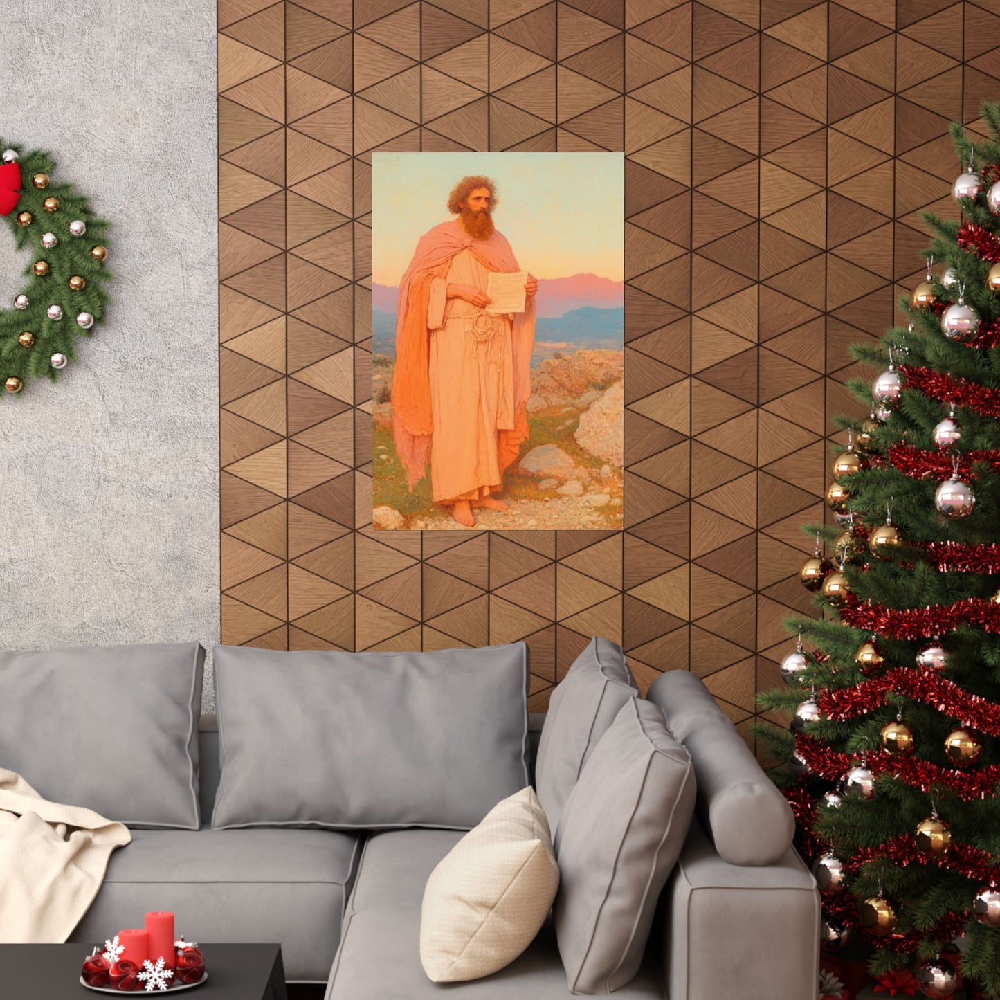 Obadiah - Keeper of the Lord's Warning and Mercy - Sanctified Souls Print - Multiple Sizes - Premium Matte Vertical Posters