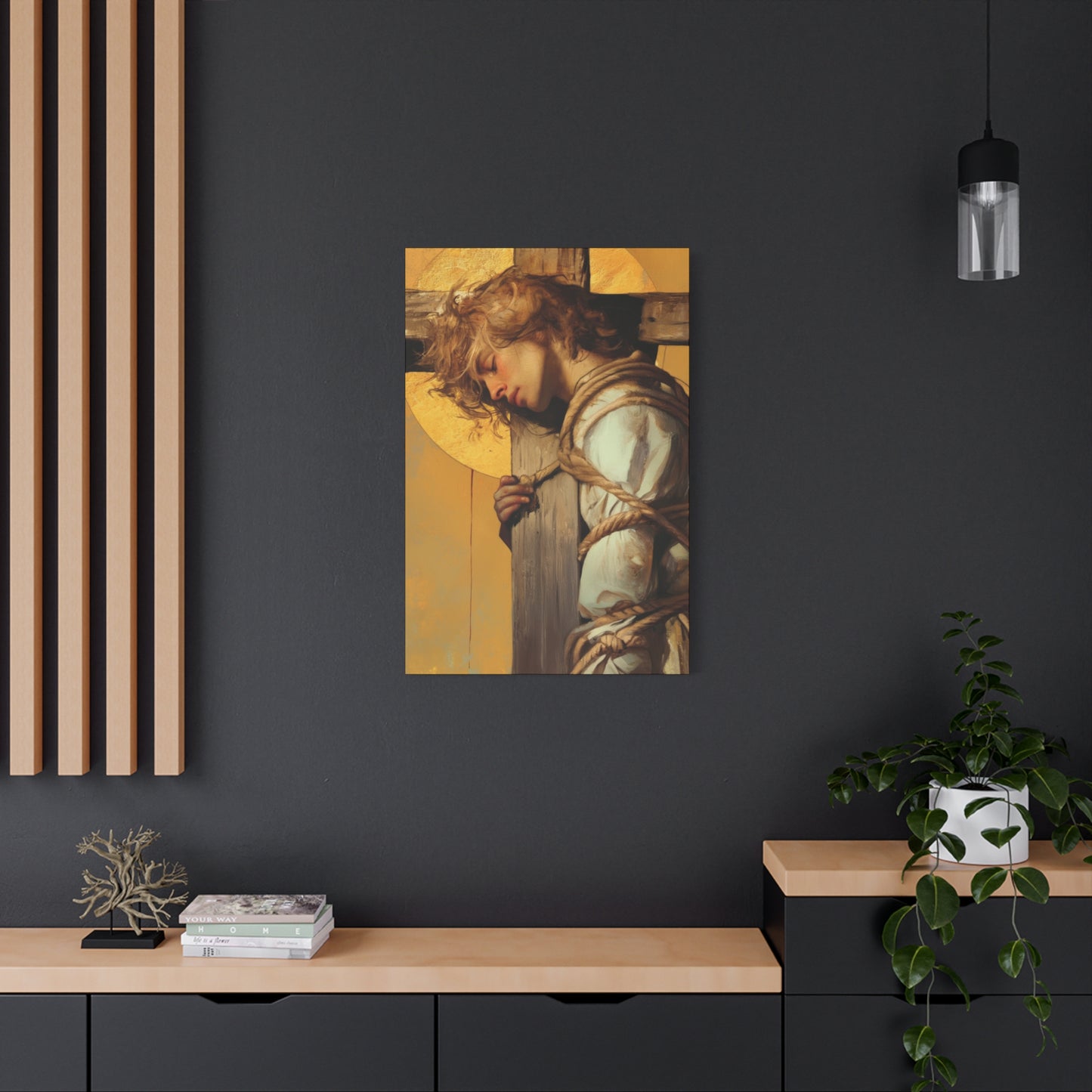Saint Dismus, The 'Good Thief' - Gallery Wrapped Canvas - Print - Religious Art for your Home - Catholic Art