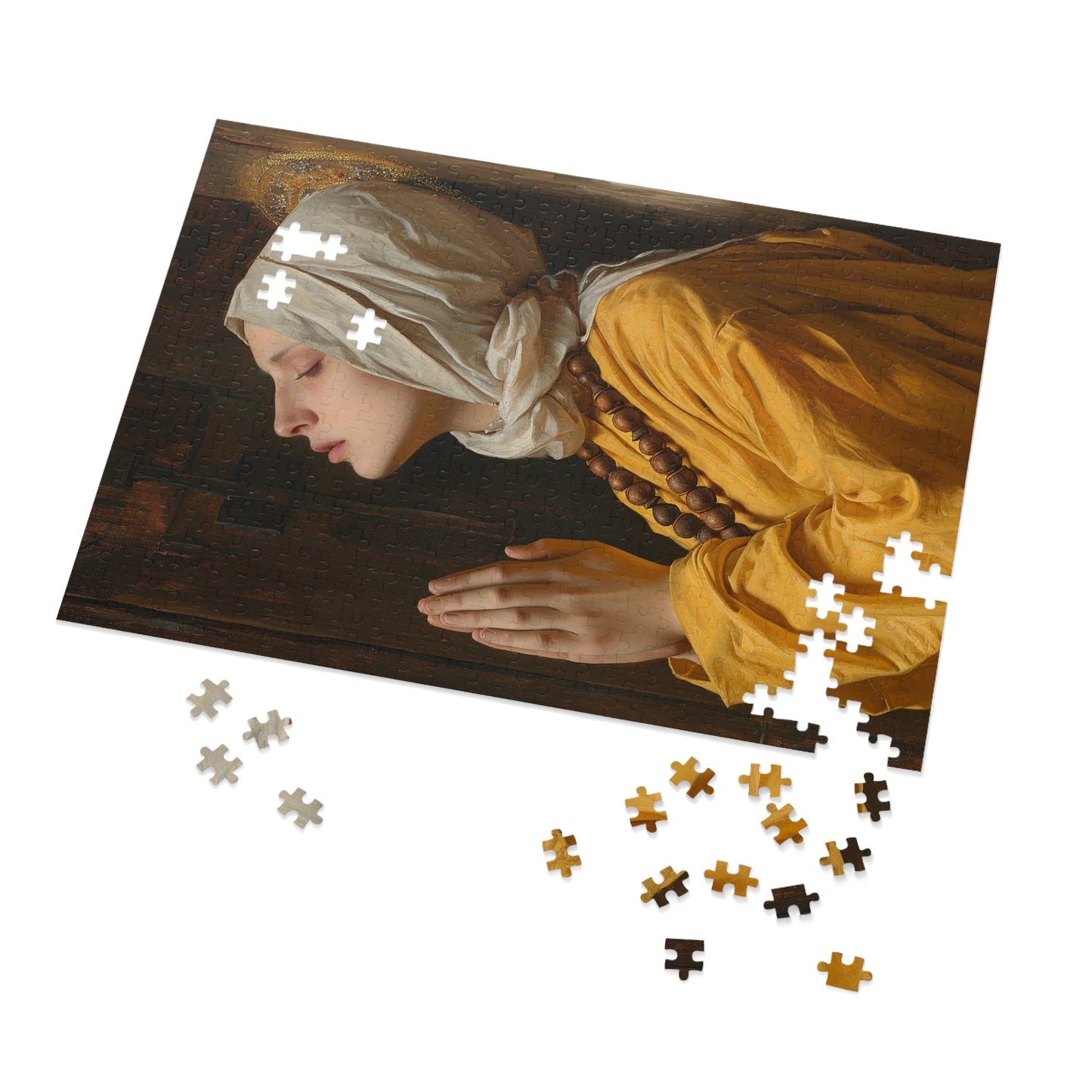 Blessed Yvette of Huy - Puzzle and Keepsake Tin - Jigsaw Puzzle (30, 110, 252, 500,1000-Piece) - Religious Puzzle