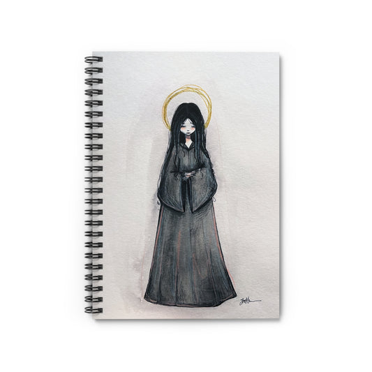 Blessed Mary Magdalen Kiota Catholic Spiral Notebook | Christian Prayer Journal | Hand-Drawn Sacred Art Notebook | Religious Journal