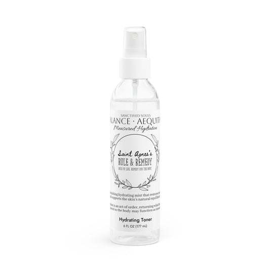 Saint Agnes's Rule & Remedy - Balance · Aequitas - Measured Hydration - Hydrating Toner, 6 fl. oz. (177 ml)