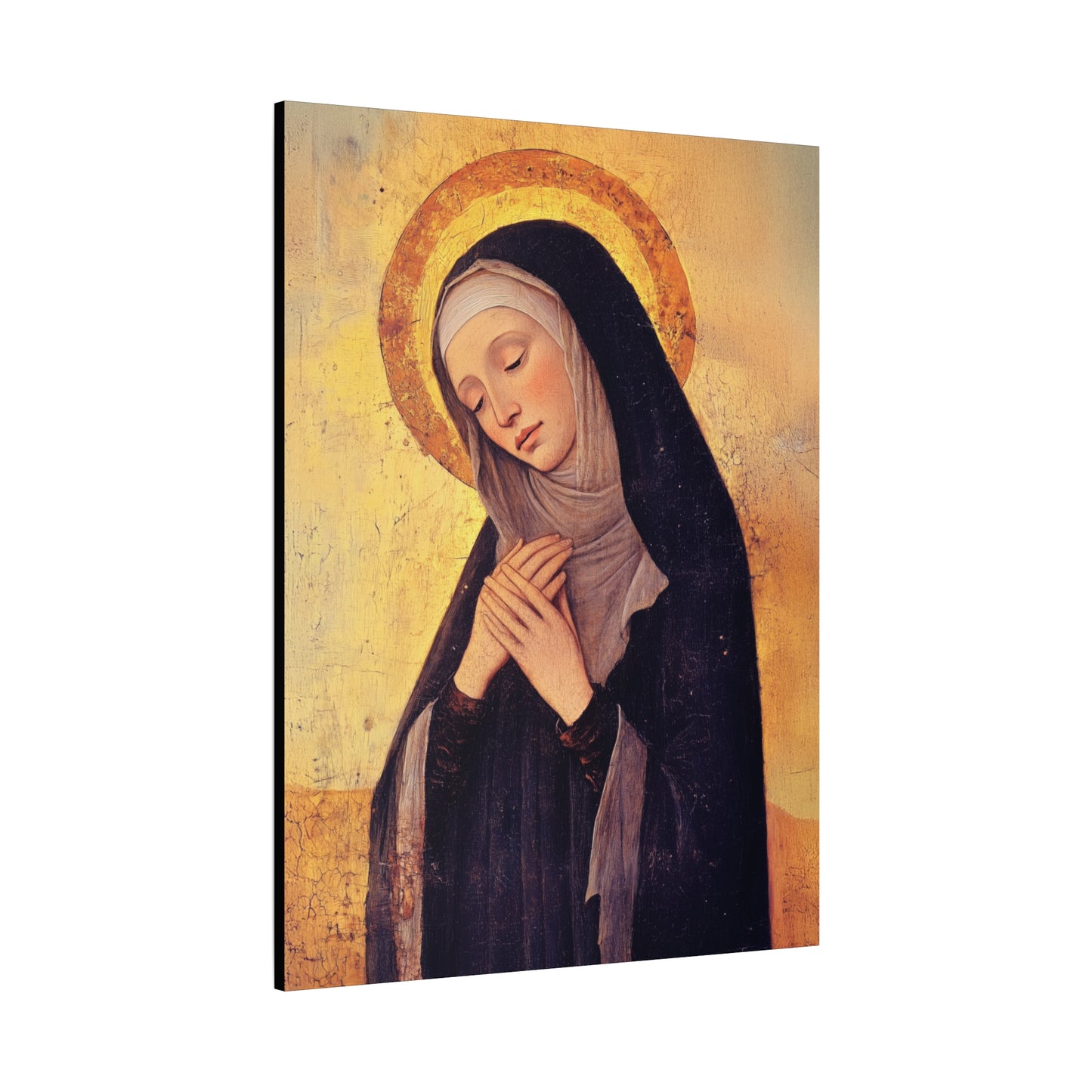 Saint Syncletica of Alexandria - Desert Mother - Gallery Wrapped Canvas - Print - Religious Art for your Home - Catholic