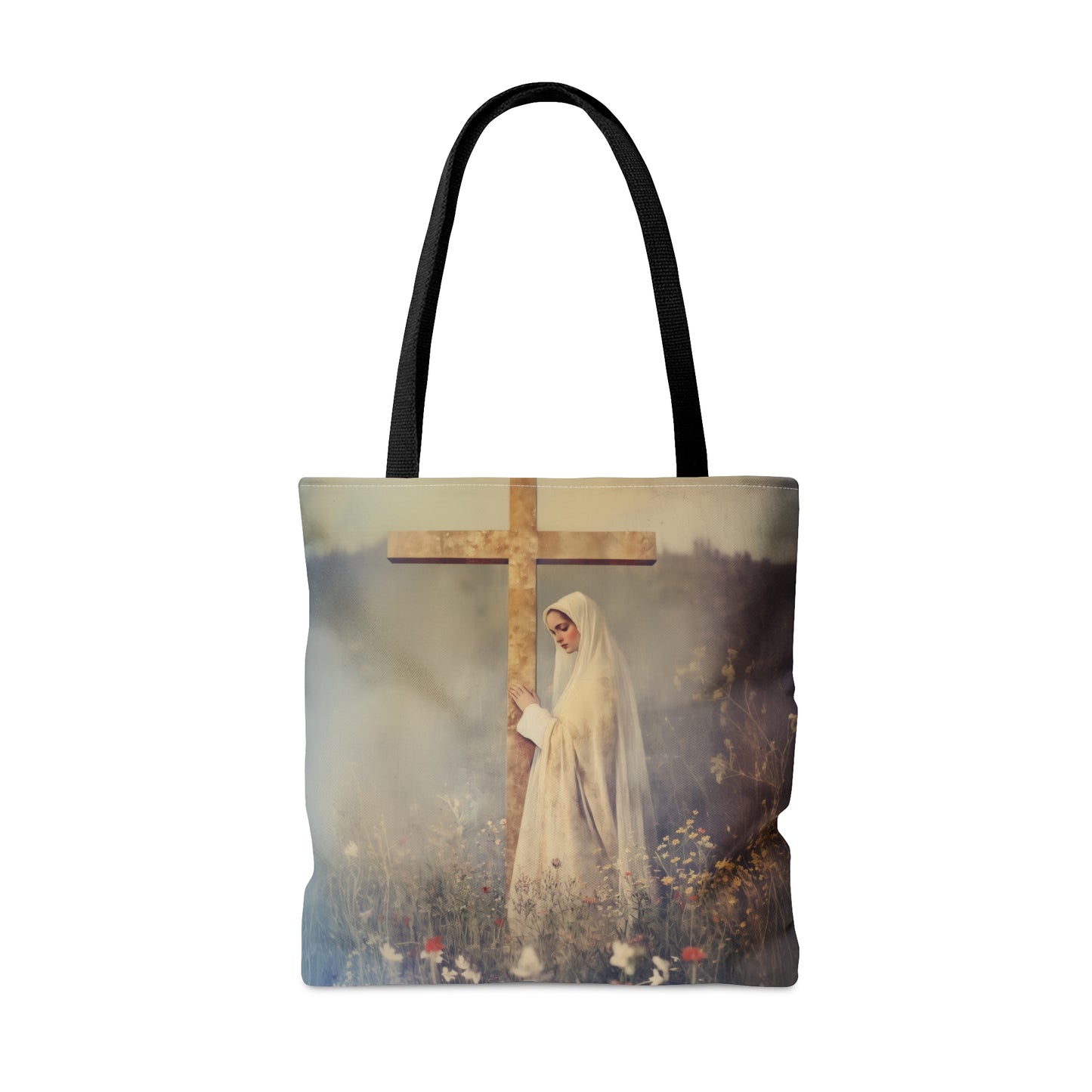 The Feast of the Exaltation of the Holy Cross - Tote Bag - Large Medium Small Faith Art Bag - Bible Study Faith Purse - Double Sided