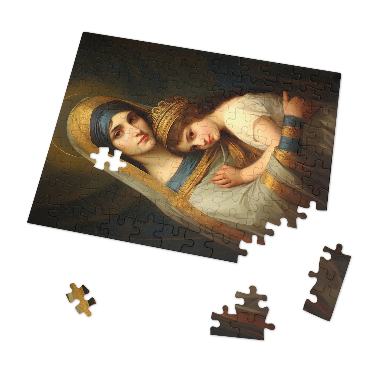 Saint Anne mother to Mary the Blessed Virgin - Puzzle and Keepsake Tin - Jigsaw Puzzle (30, 110, 252, 500,1000-Piece) - Religious Puzzle