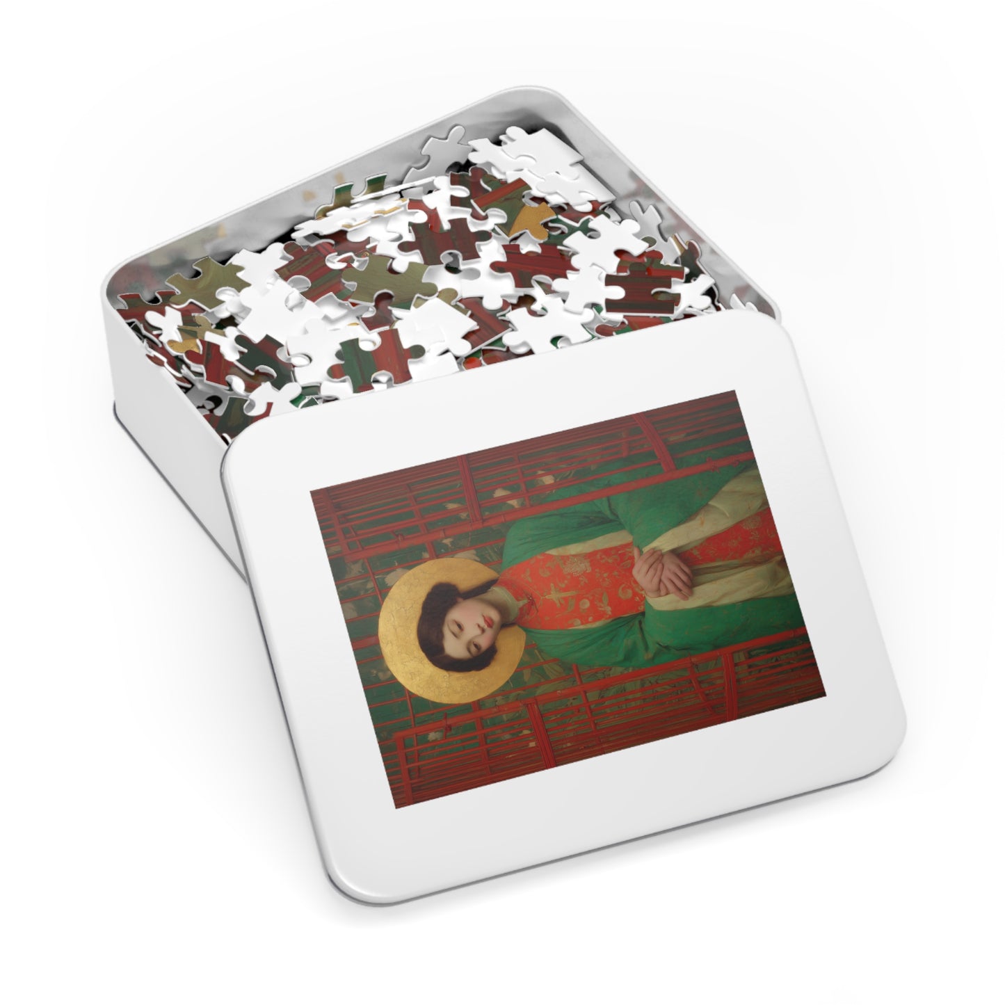 Saint Agnes Tsao Kou Ying - Puzzle and Keepsake Tin - Religious Jigsaw Puzzle (30, 110, 252, 500,1000) - Gift for Catholic Families