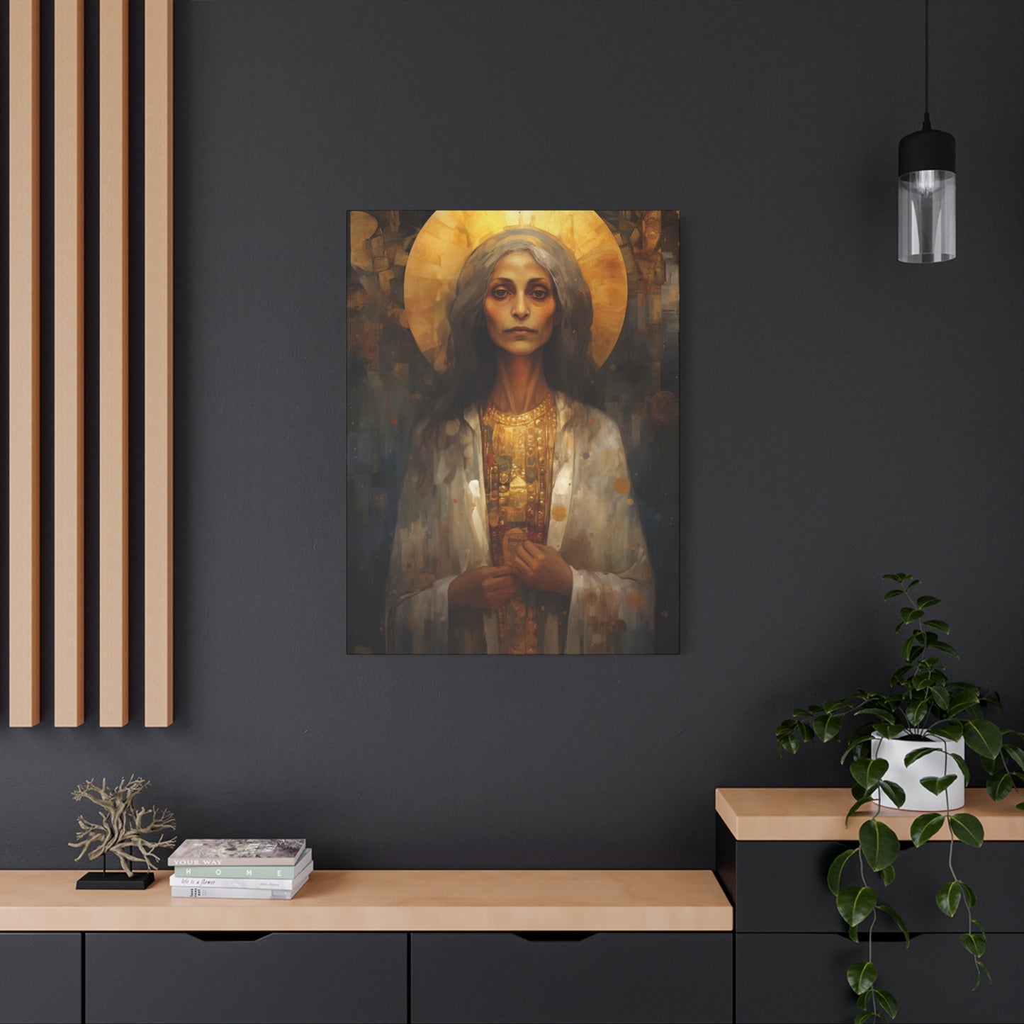 Saint Mary of Egypt - Museum Wrapped Canvas - Sanctified Souls Print - Religious Art for your Home