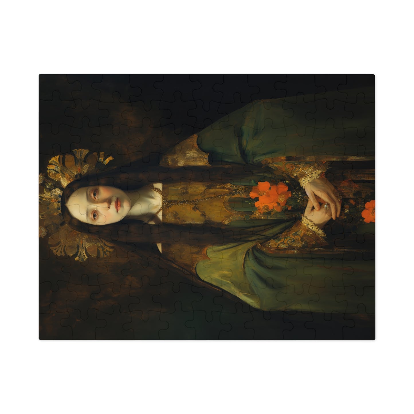 Saint Elizabeth of Portugal - Puzzle and Keepsake Tin - Religious Jigsaw Puzzle (30, 110, 252, 500,1000-Piece) - Religious Puzzle