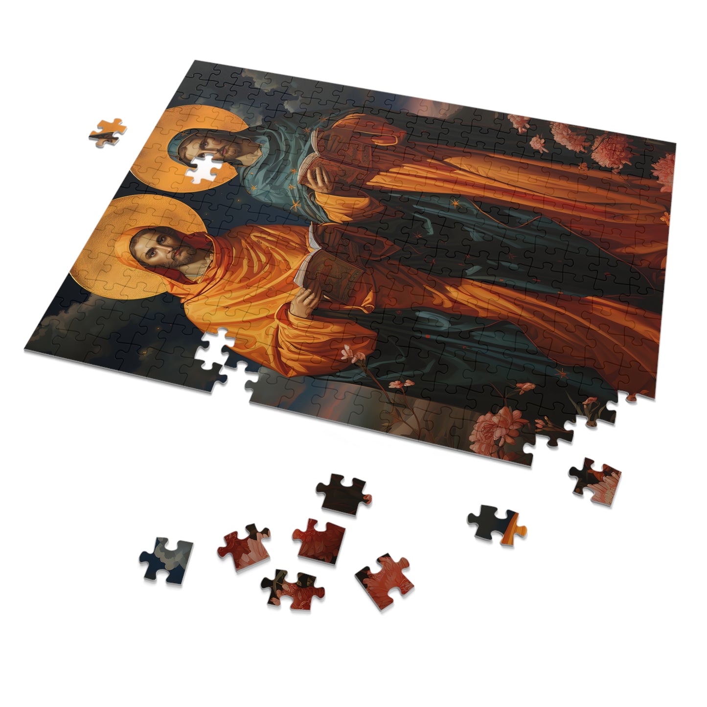 Saints Cosmas and Damian - Puzzle and Keepsake Tin - Religious Jigsaw Puzzle (30, 110, 252, 500,1000-Piece) - Religious Puzzle