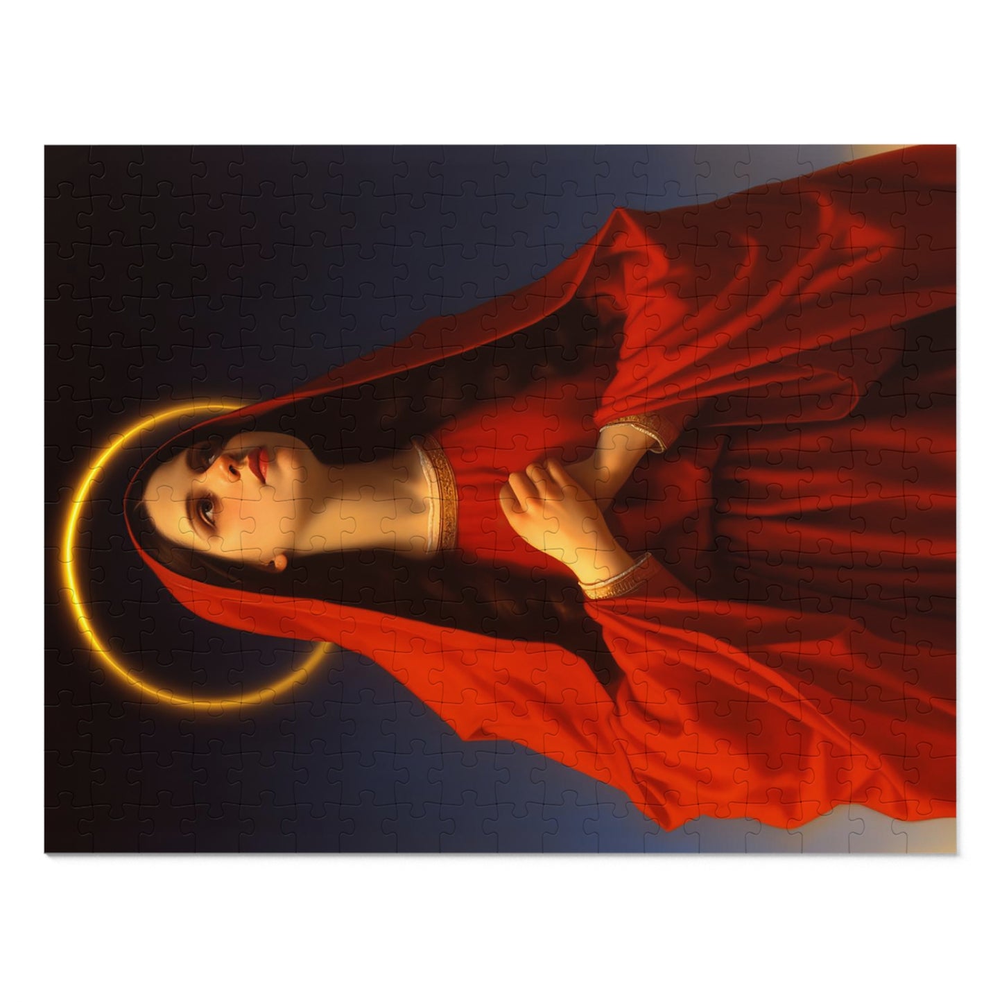 Mary the Blessed Virgin - Puzzle and Keepsake Tin - Religious Jigsaw Puzzle (30, 110, 252, 500,1000-Piece) - Religious Puzzle