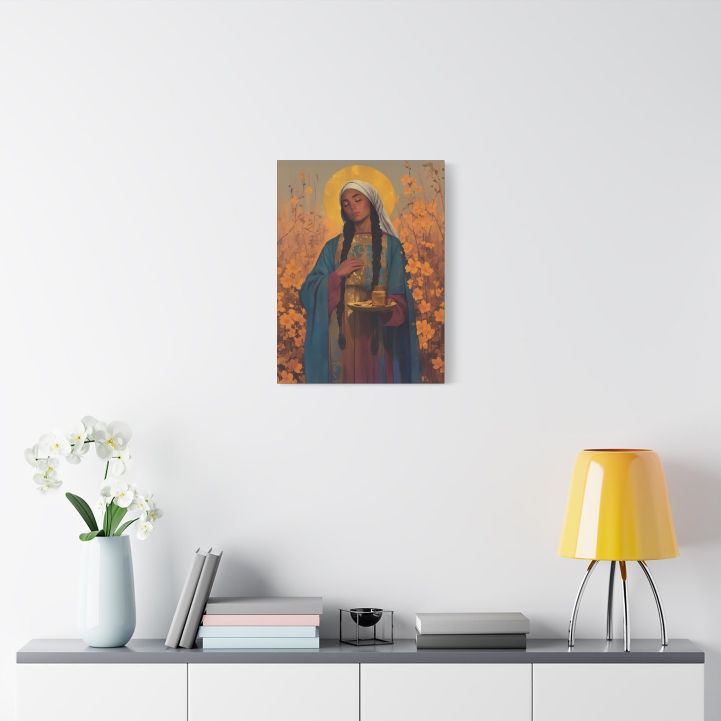 Saint Hermione of Ephesus - Gallery Wrapped Canvas - Print - Religious Art for your Home - Catholic Art Print