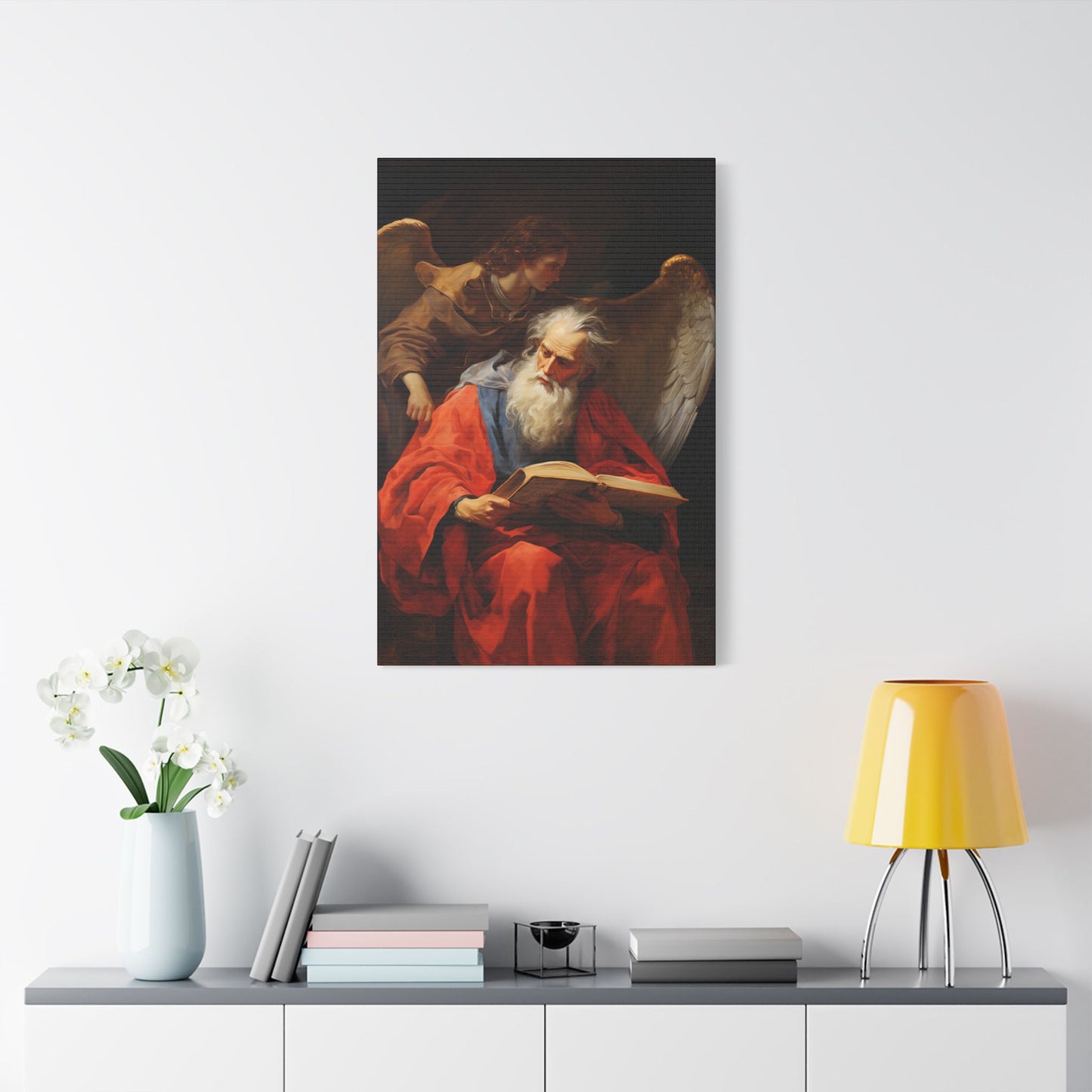 Saint Matthew the Apostle - Museum Wrapped Canvas - Sanctified Souls Print - Religious Art for your Home