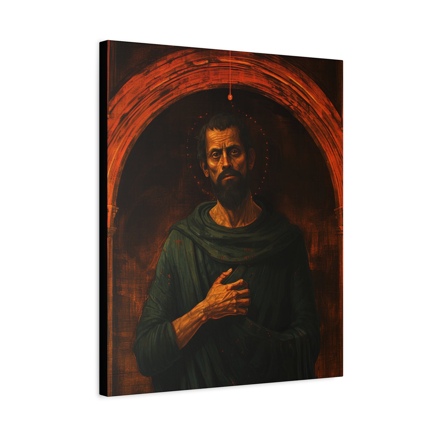 Saint Bartholomew Canvas Print - Multiple Sizes - Catholic Home art - Museum Wrapped Canvas - Sanctified Souls Print