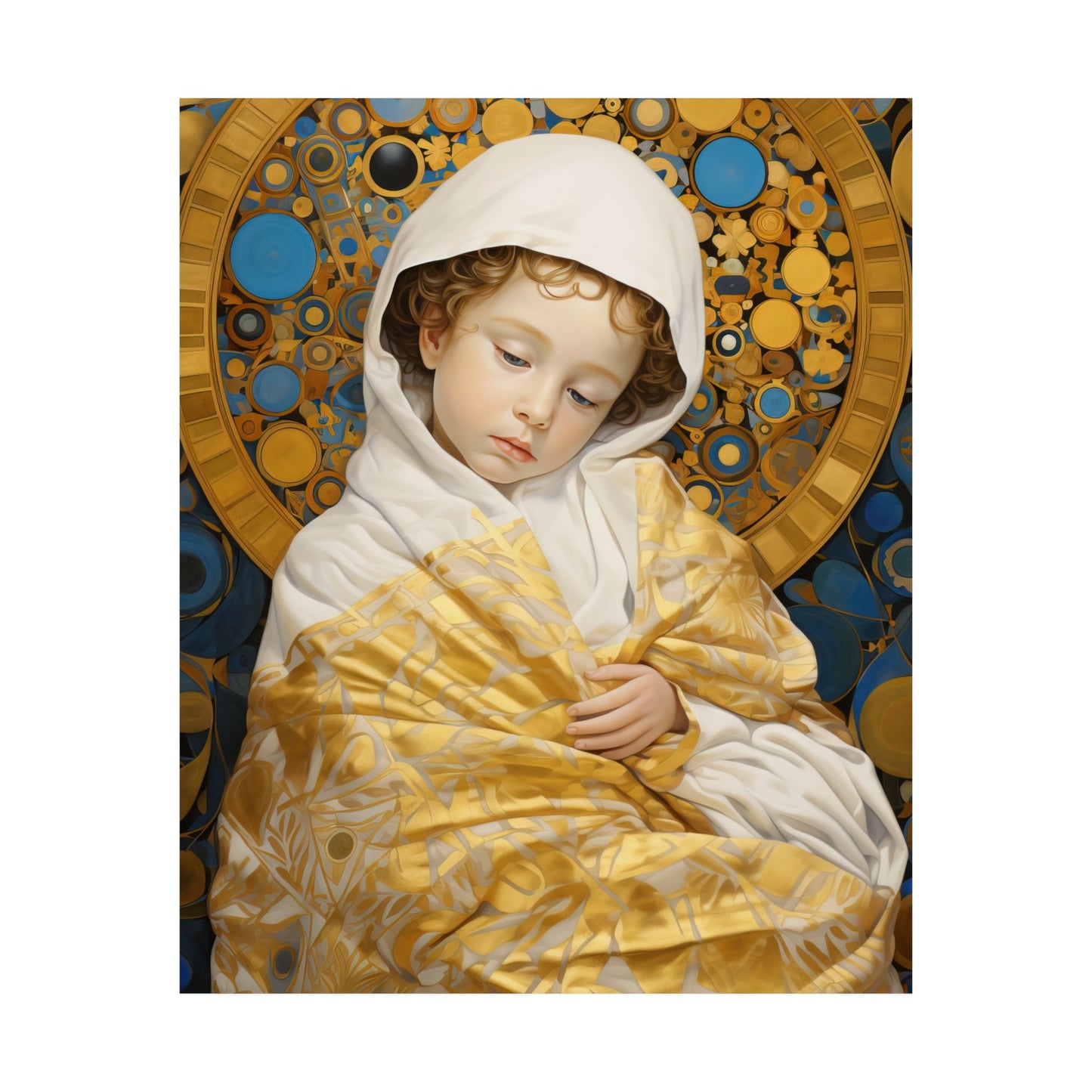 Divine Innocence: The Christ Child - Sanctified Souls Print - Multiple Sizes - Premium Matte Vertical Posters