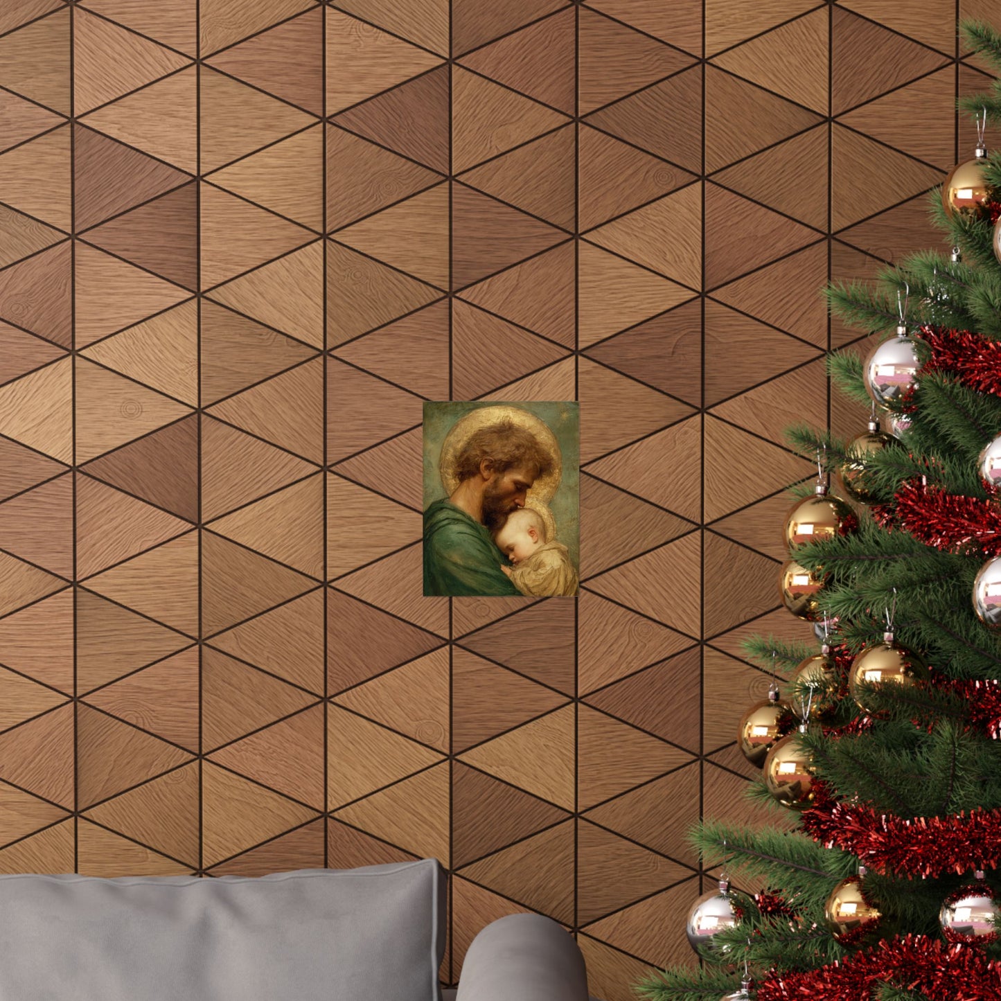 Saint Joseph the Father - Sanctified Souls Print - Multiple Sizes - Premium Matte Vertical Posters