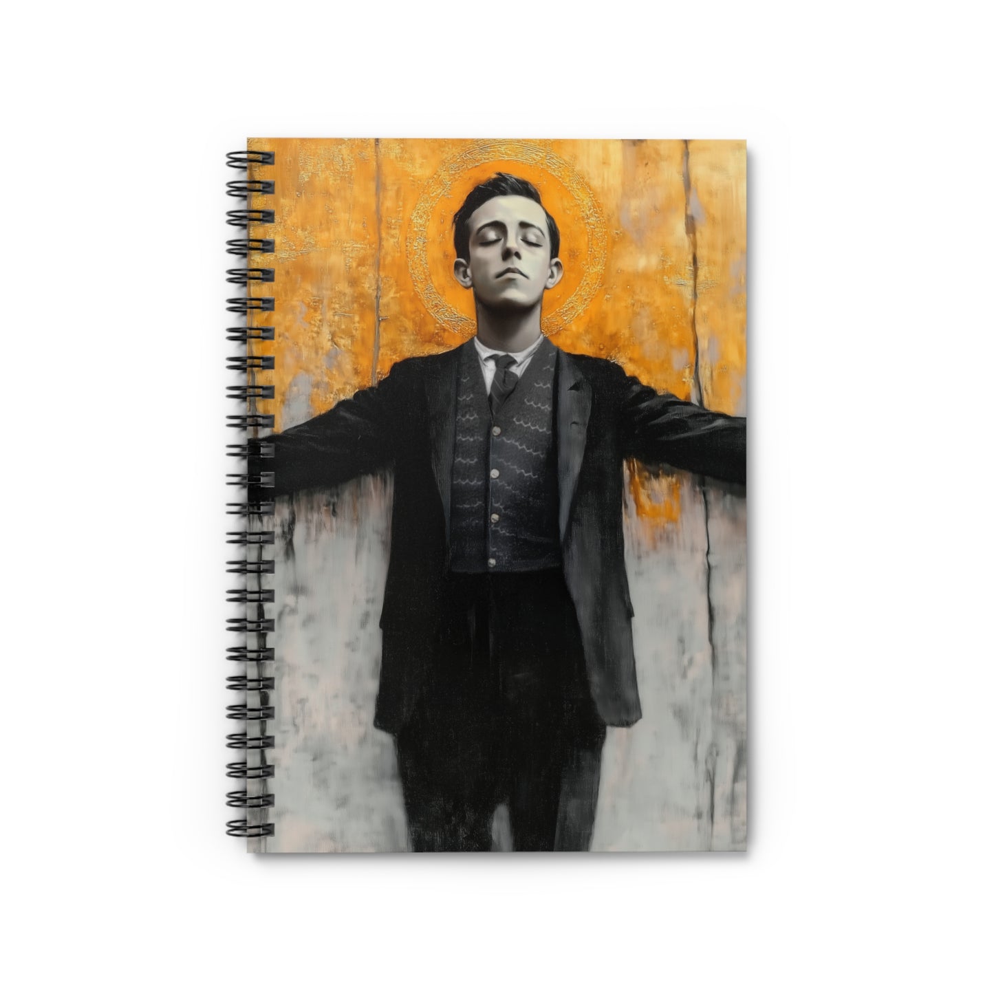 Blessed Miguel Pro - Sanctified Souls Art - Religious Based Notebook - Spiral Notebook - Ruled Line - Prayer