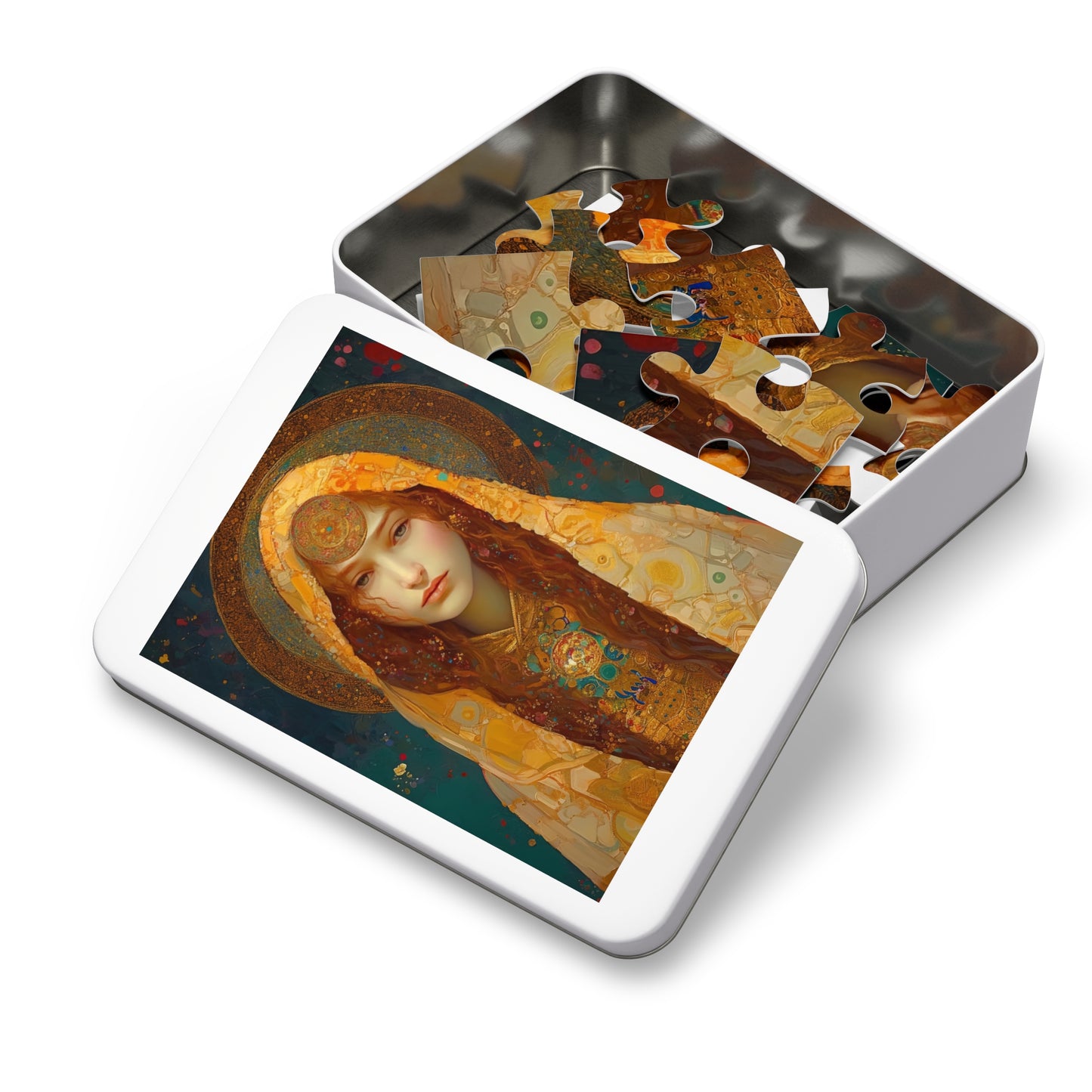 Saint Mary Magdalene - Puzzle and Keepsake Tin - Religious Jigsaw Puzzle (30, 110, 252, 500,1000-Piece) - Religious Catholic Puzzle
