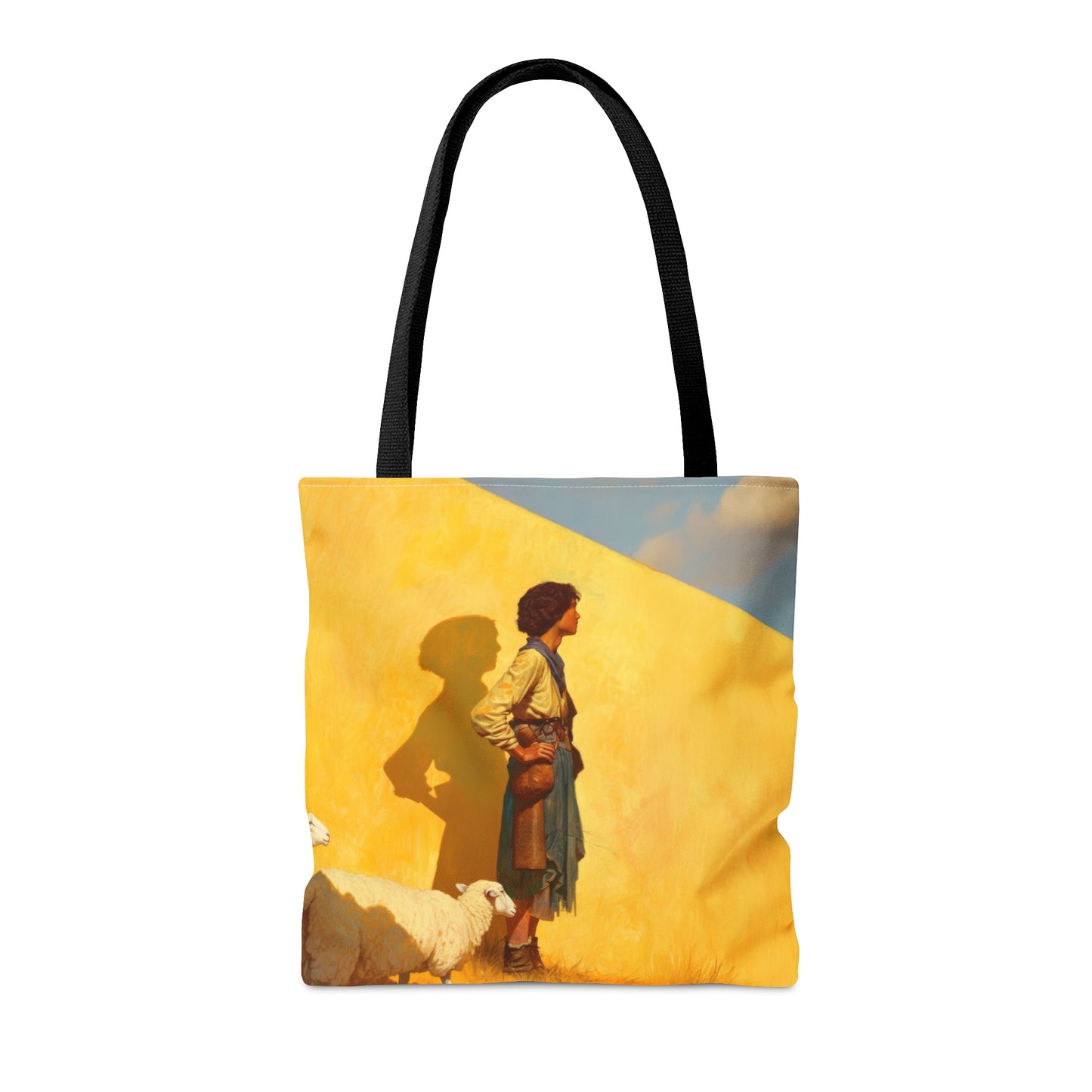David, son of Jesse - Tote Bag - Large Medium Small Faith Art Bag - Bible Study Faith Purse - Double Sided